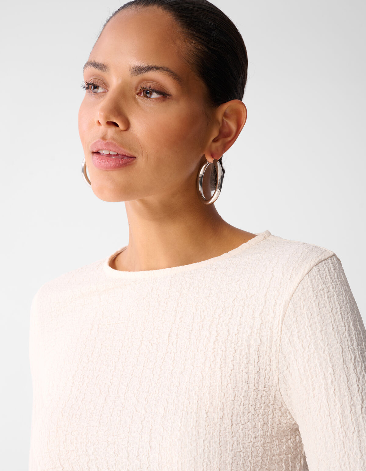 Asymmetrische Top Ecru SHOEBY WOMEN