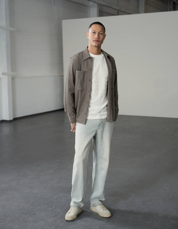 Baggy Fit Jeans Bleached L34 SHOEBY MEN