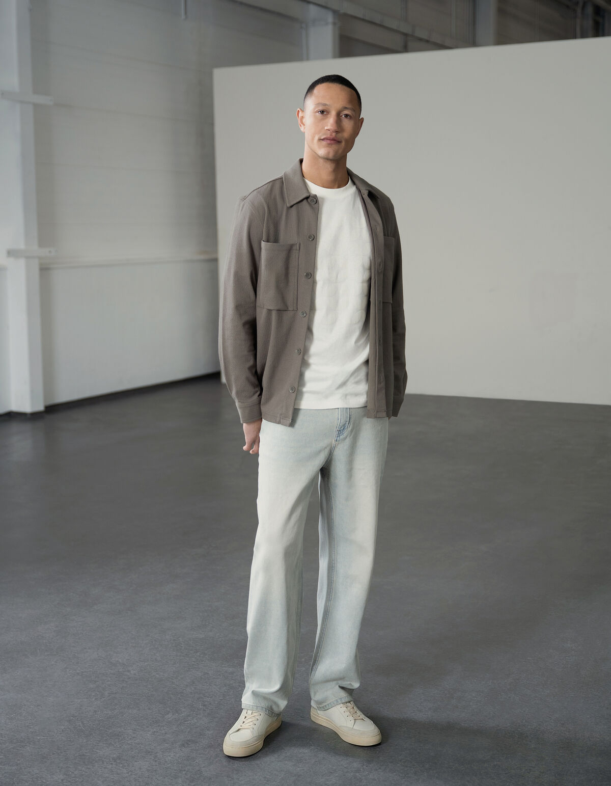 Baggy Fit Jeans Bleached L34 SHOEBY MEN