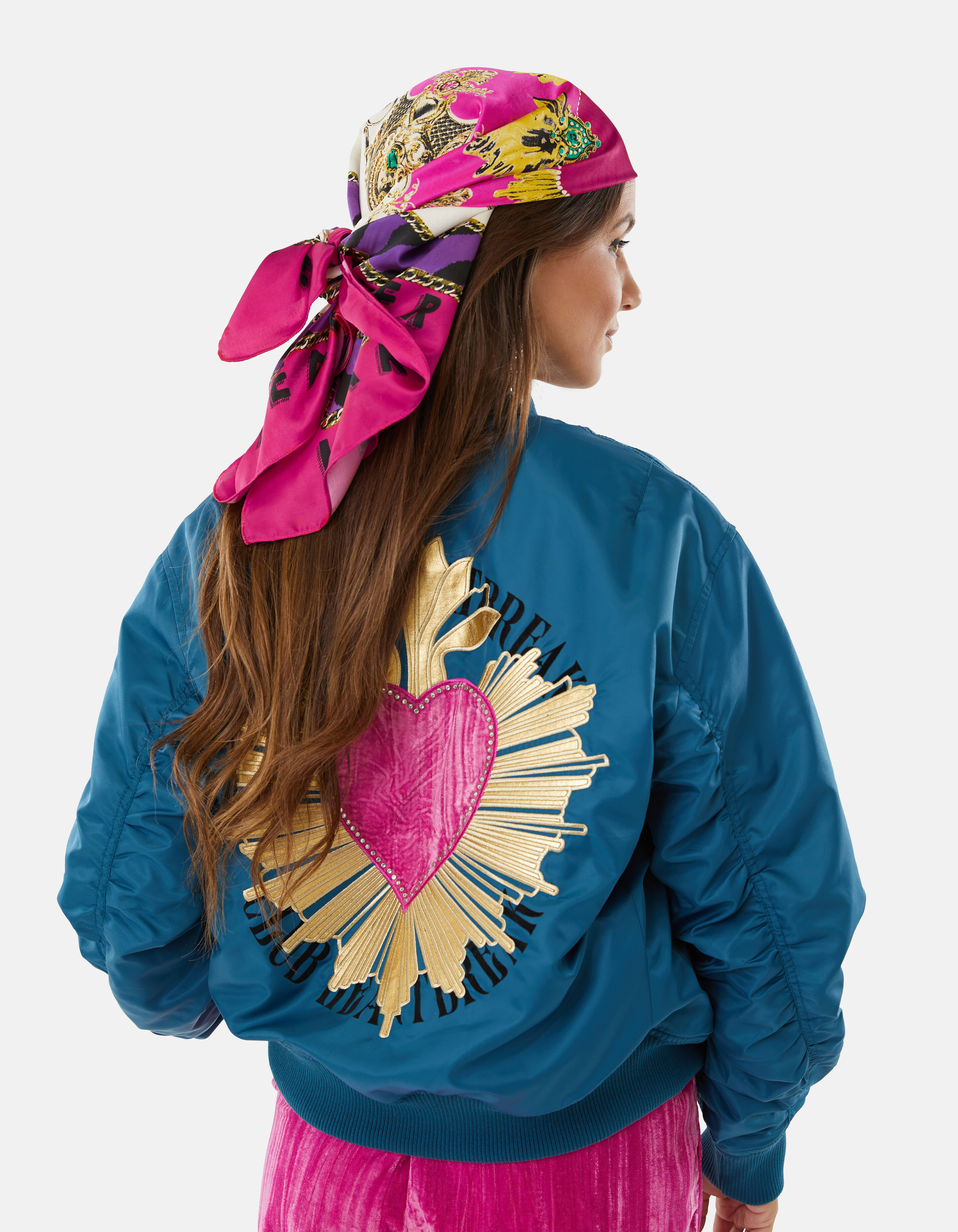 Hartjes Sjaal Roze By Lizzy SHOEBY ACCESSOIRES