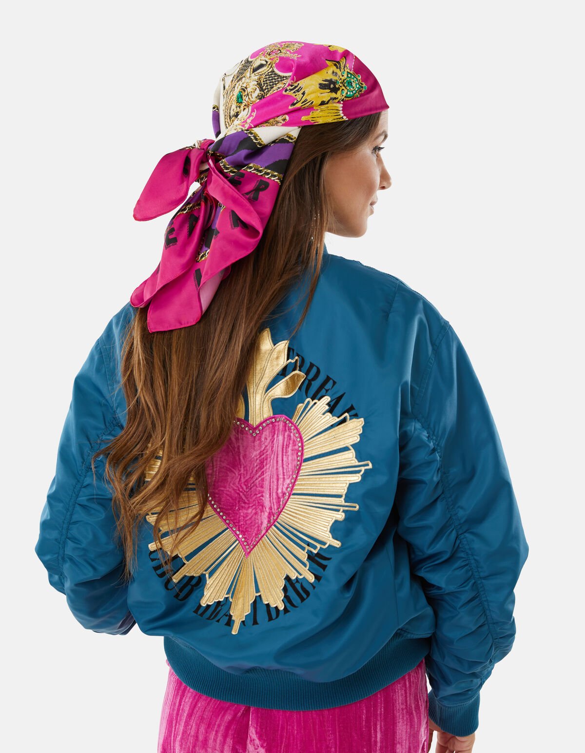 Hartjes Sjaal Roze By Lizzy SHOEBY ACCESSOIRES