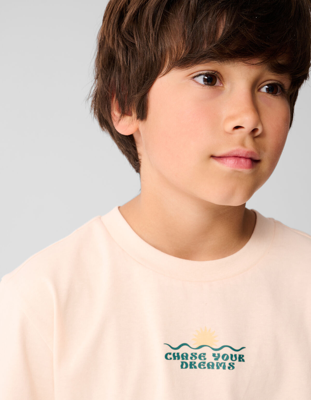 Chase Artwork T-shirt Lichtoranje SHOEBY BOYS