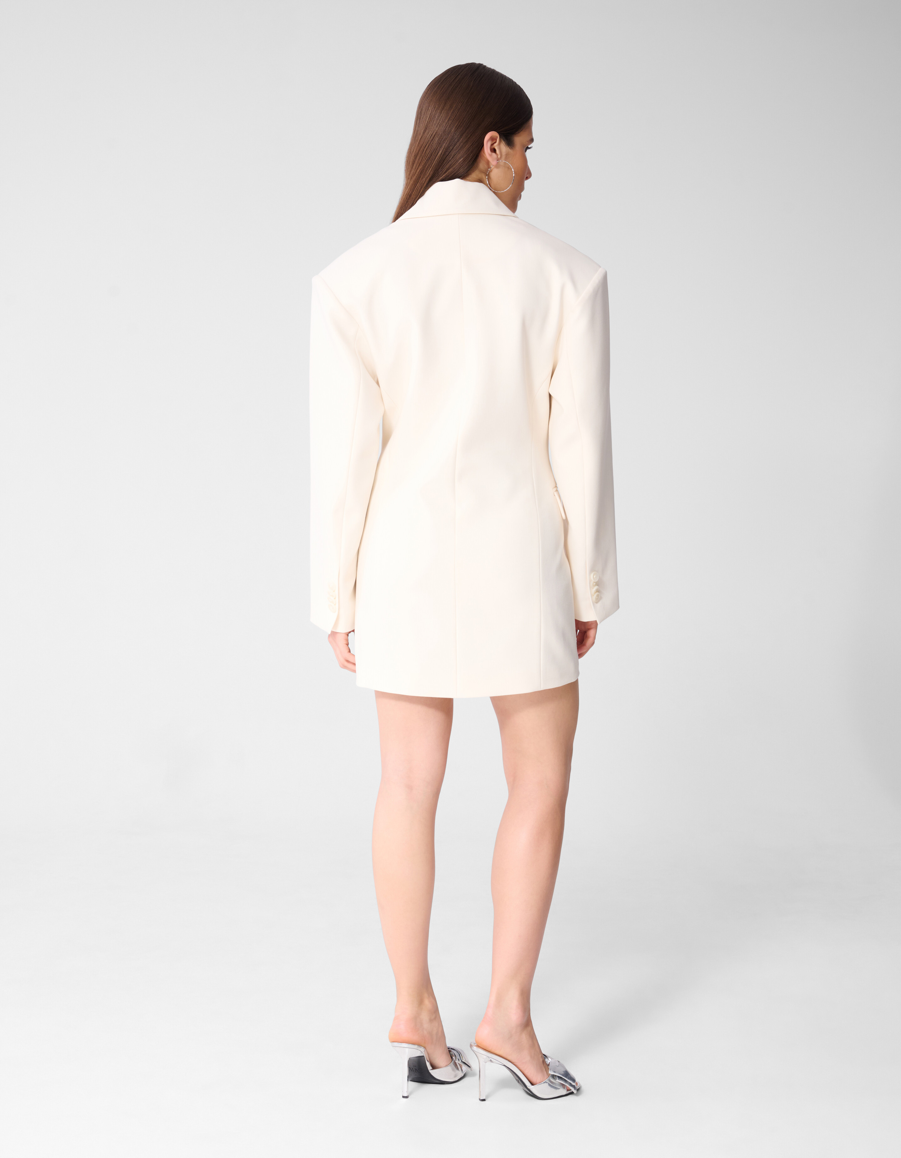 Blazer Mini Jurk Gebroken Wit SHOEBY WOMEN