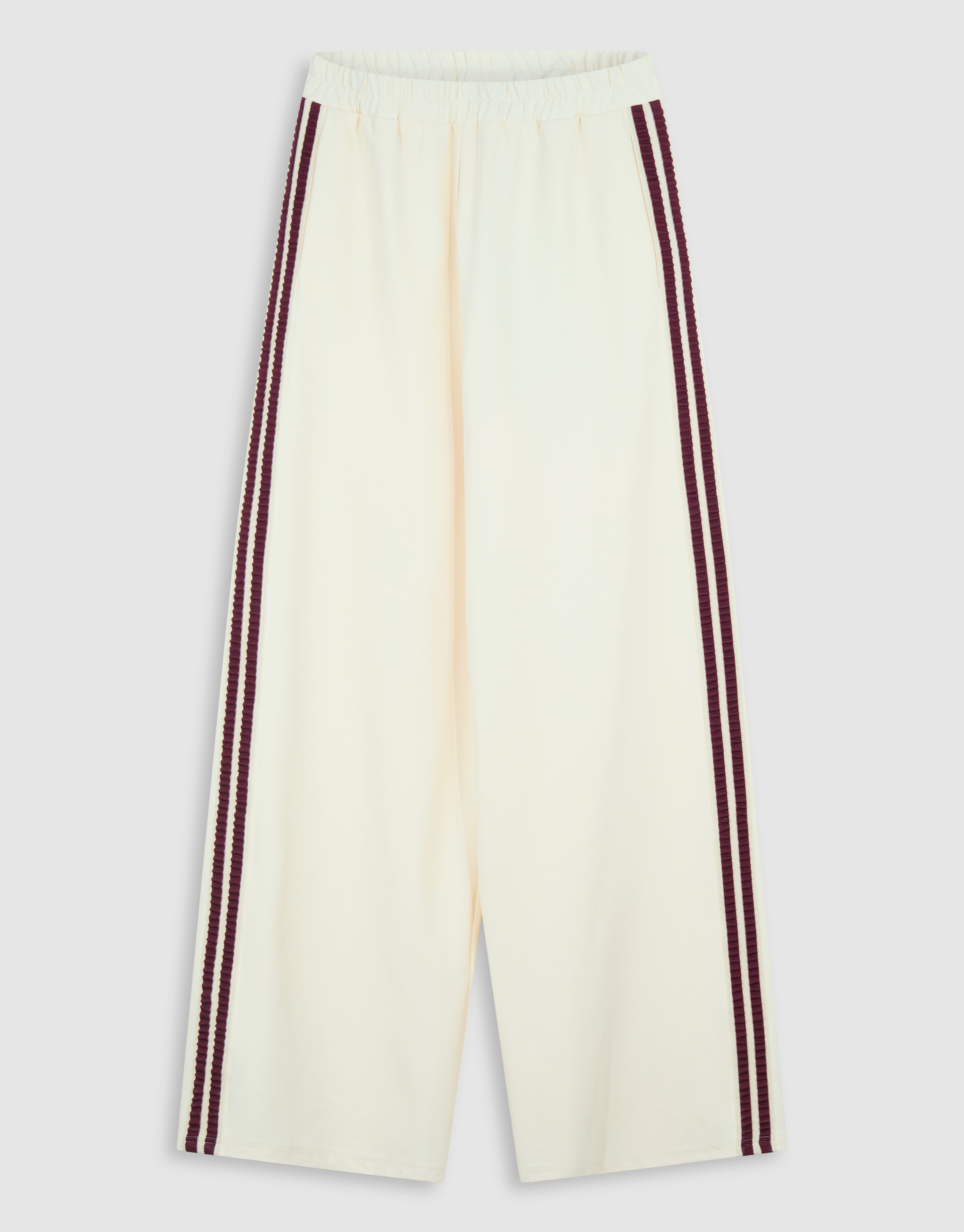 Tape Wide Leg Broek Lichtgeel SHOEBY WOMEN
