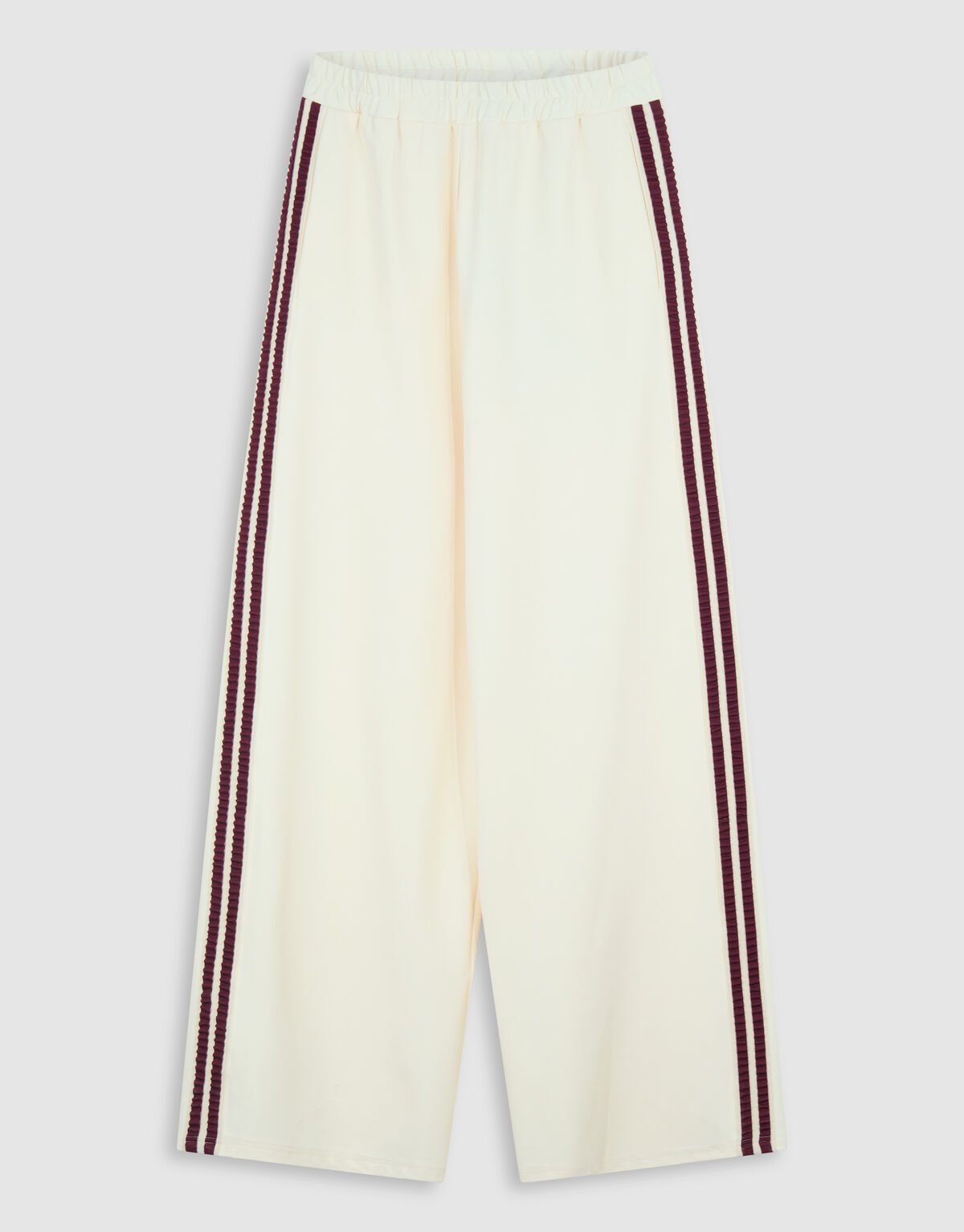 Tape Wide Leg Broek Lichtgeel SHOEBY WOMEN