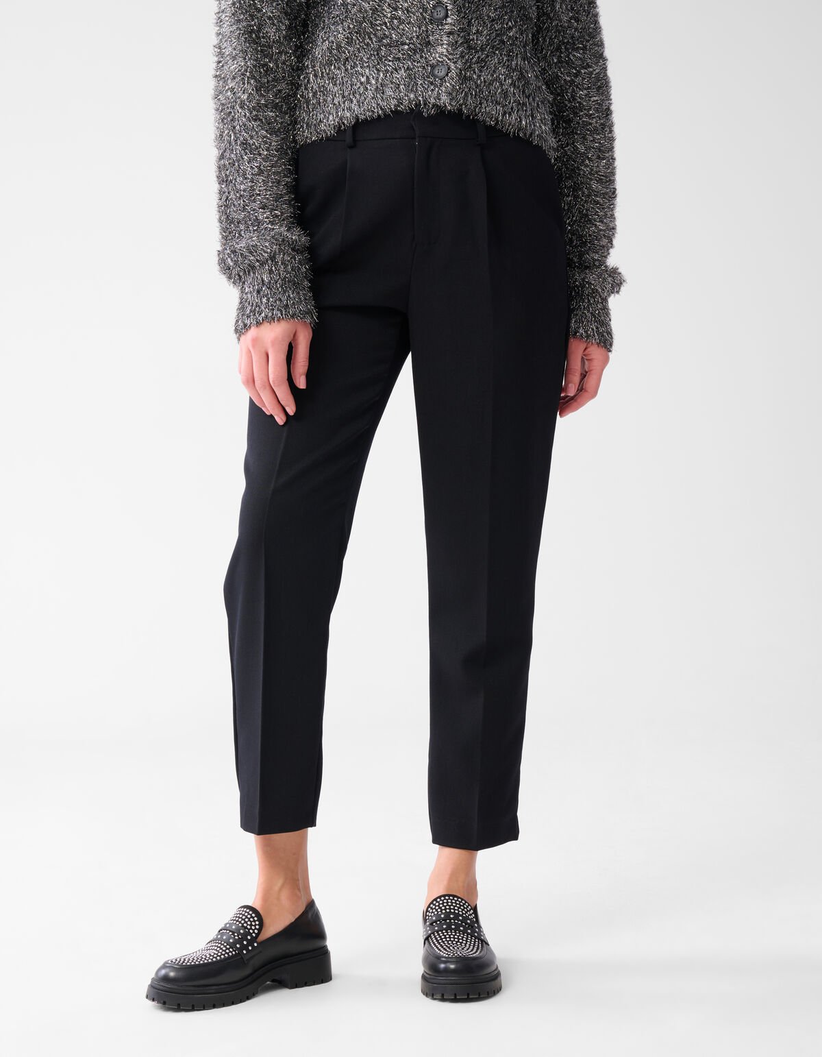 Cropped Pantalon Zwart SHOEBY WOMEN