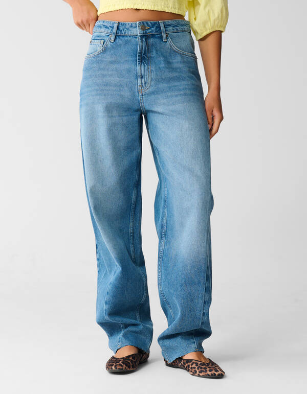 Barrel Fit Jeans Mediumstone SHOEBY WOMEN