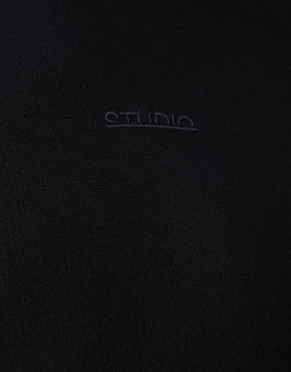 Studio Longsleeve T-shirt Zwart SHOEBY MEN
