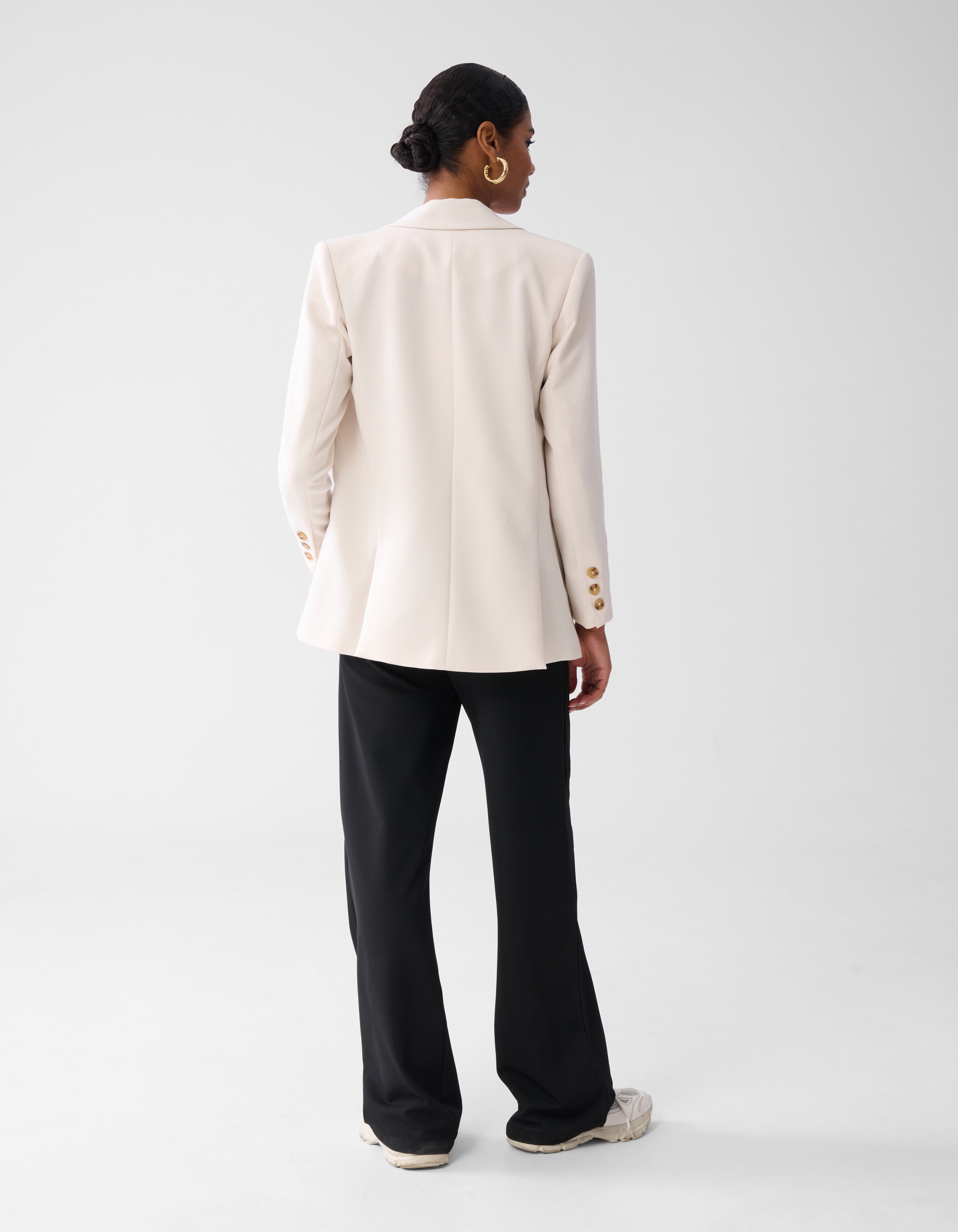 Oversized Blazer Gebroken Wit SHOEBY WOMEN
