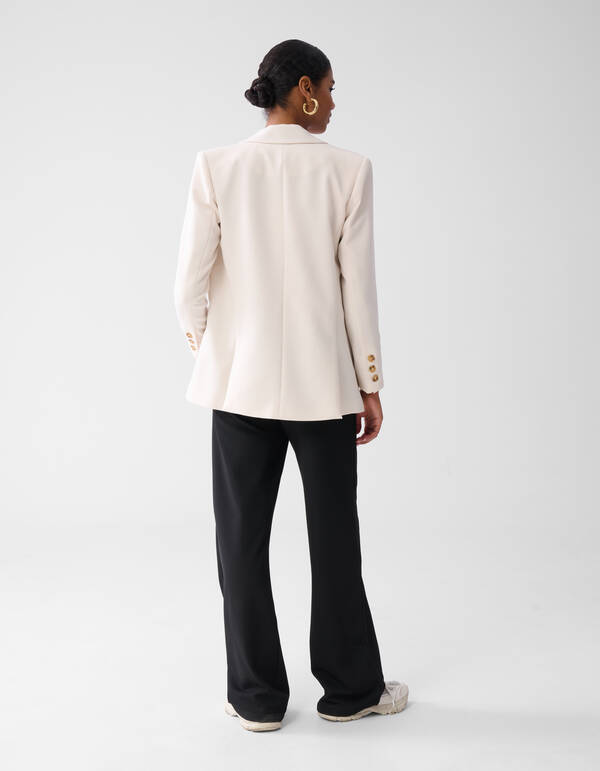 Oversized Blazer Gebroken Wit SHOEBY WOMEN