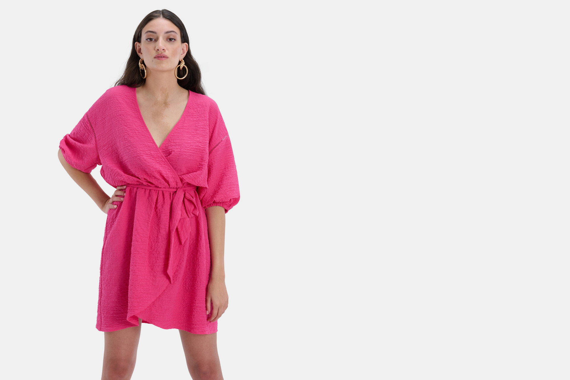 Solid Wrap Jurk EKSEPT