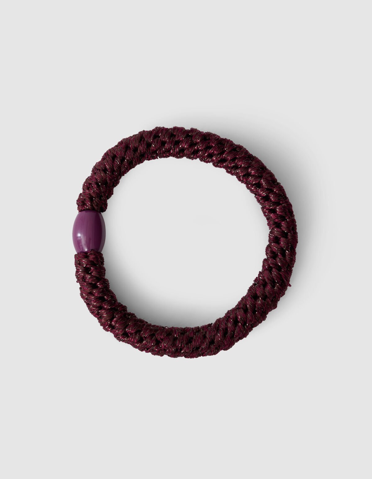 Lurex Haarelastiek Donkerpaars SHOEBY ACCESSOIRES