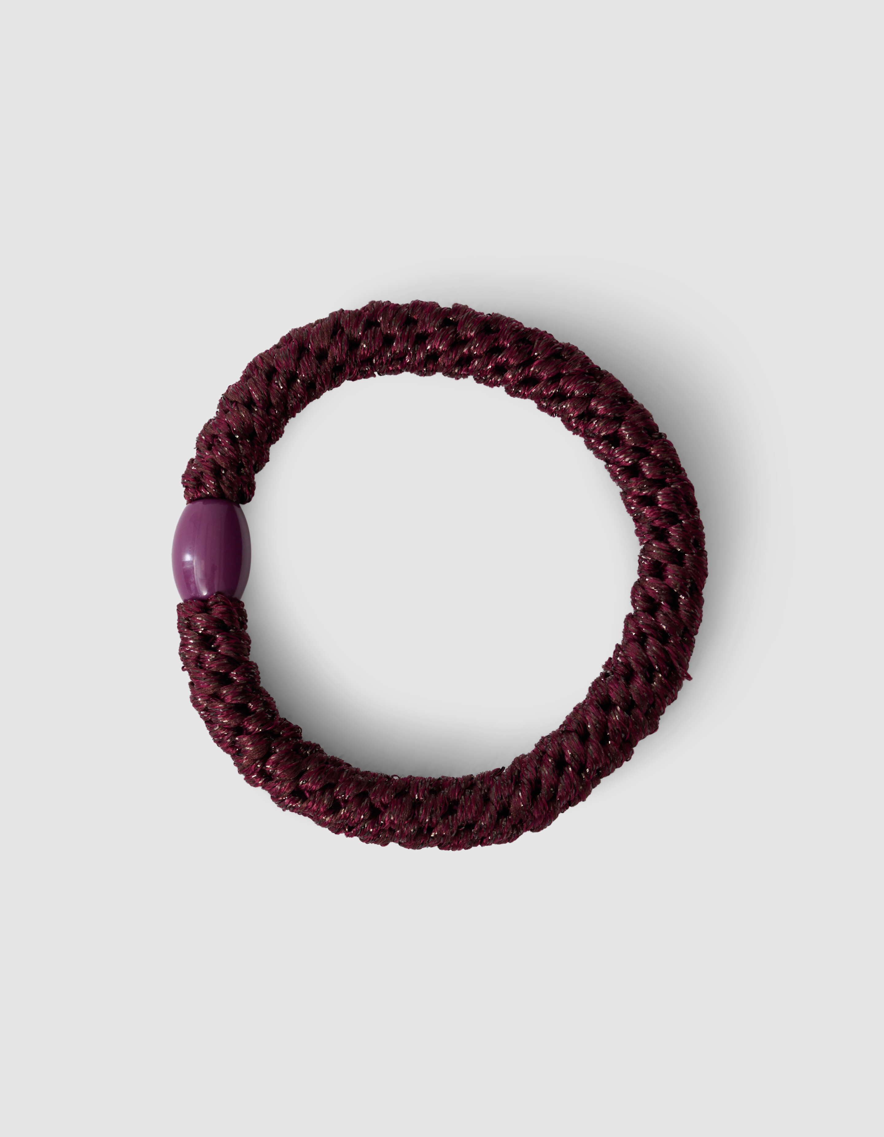 Lurex Haarelastiek Donkerpaars SHOEBY ACCESSOIRES