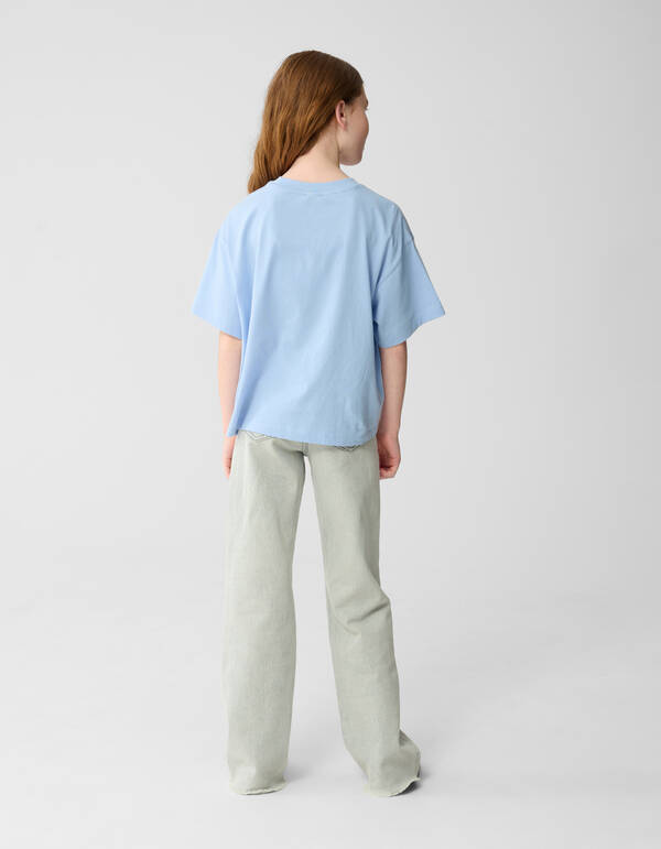 Destroy Straight Fit Jeans Lichtgrijs SHOEBY GIRLS