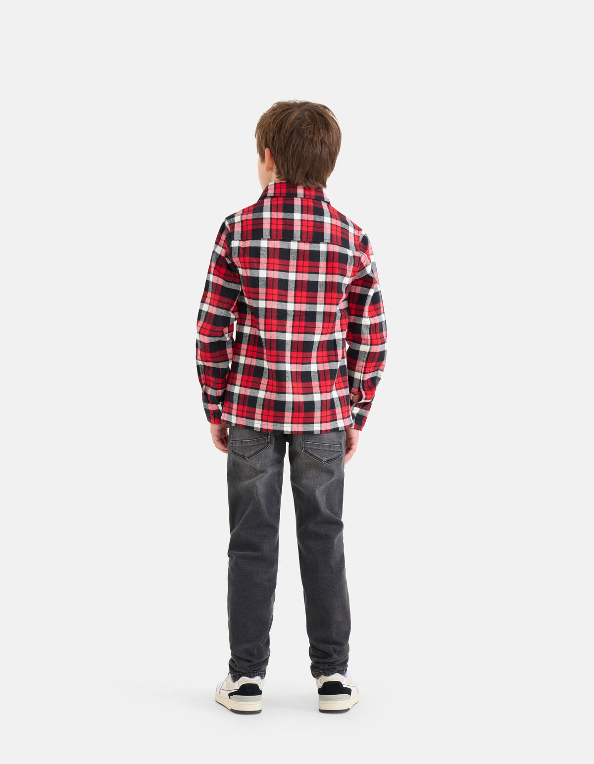 Ruiten Overhemd Rood SHOEBY BOYS