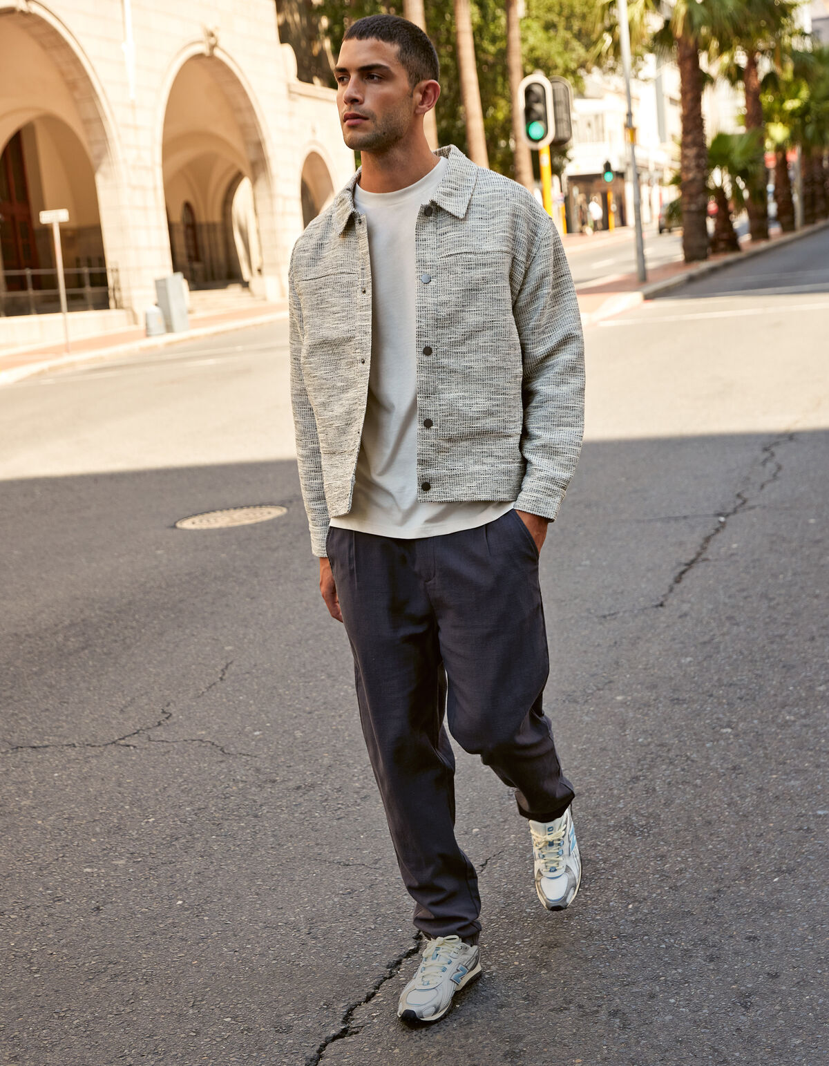 Structuur Jack Gebroken Wit SHOEBY MEN