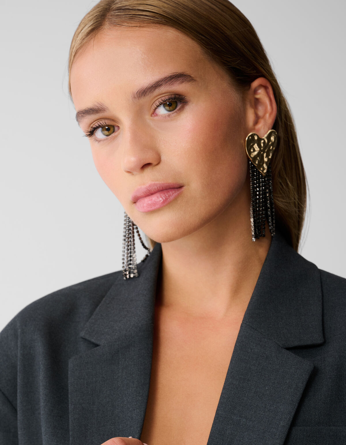 Oversized Blazer Donkergrijs SHOEBY WOMEN