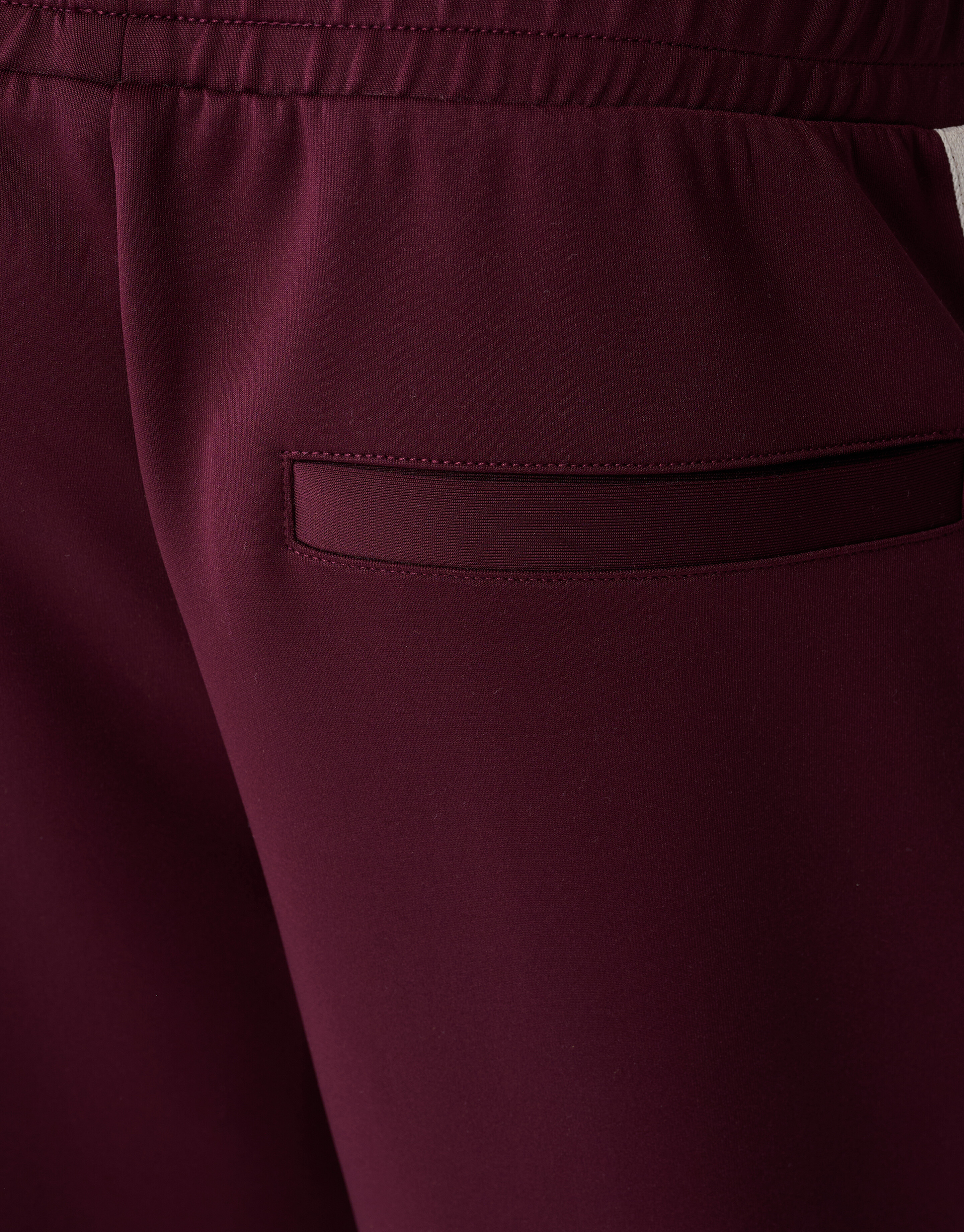 Sporty Wide Leg Broek Donkerrood SHOEBY BOYS