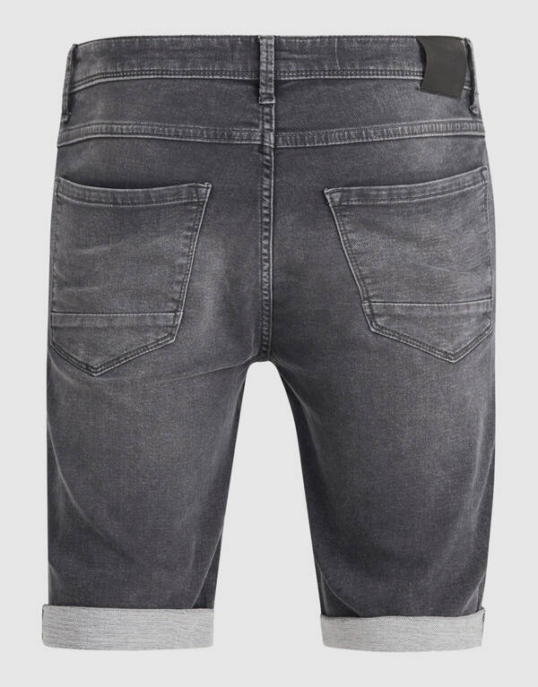 Jog Denim Short Donkergrijs SHOEBY MEN