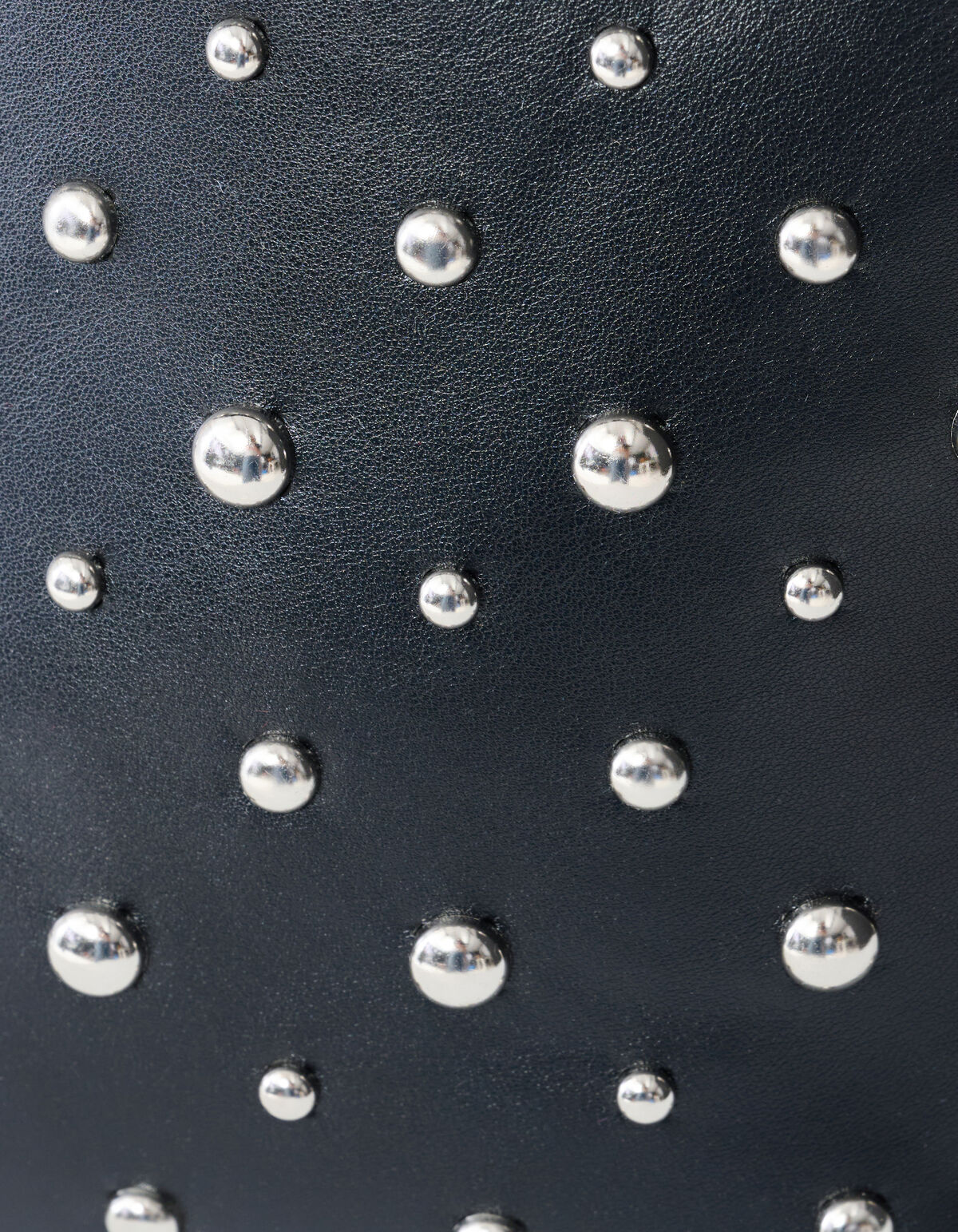 Studded Shopper Zwart SHOEBY ACCESSOIRES
