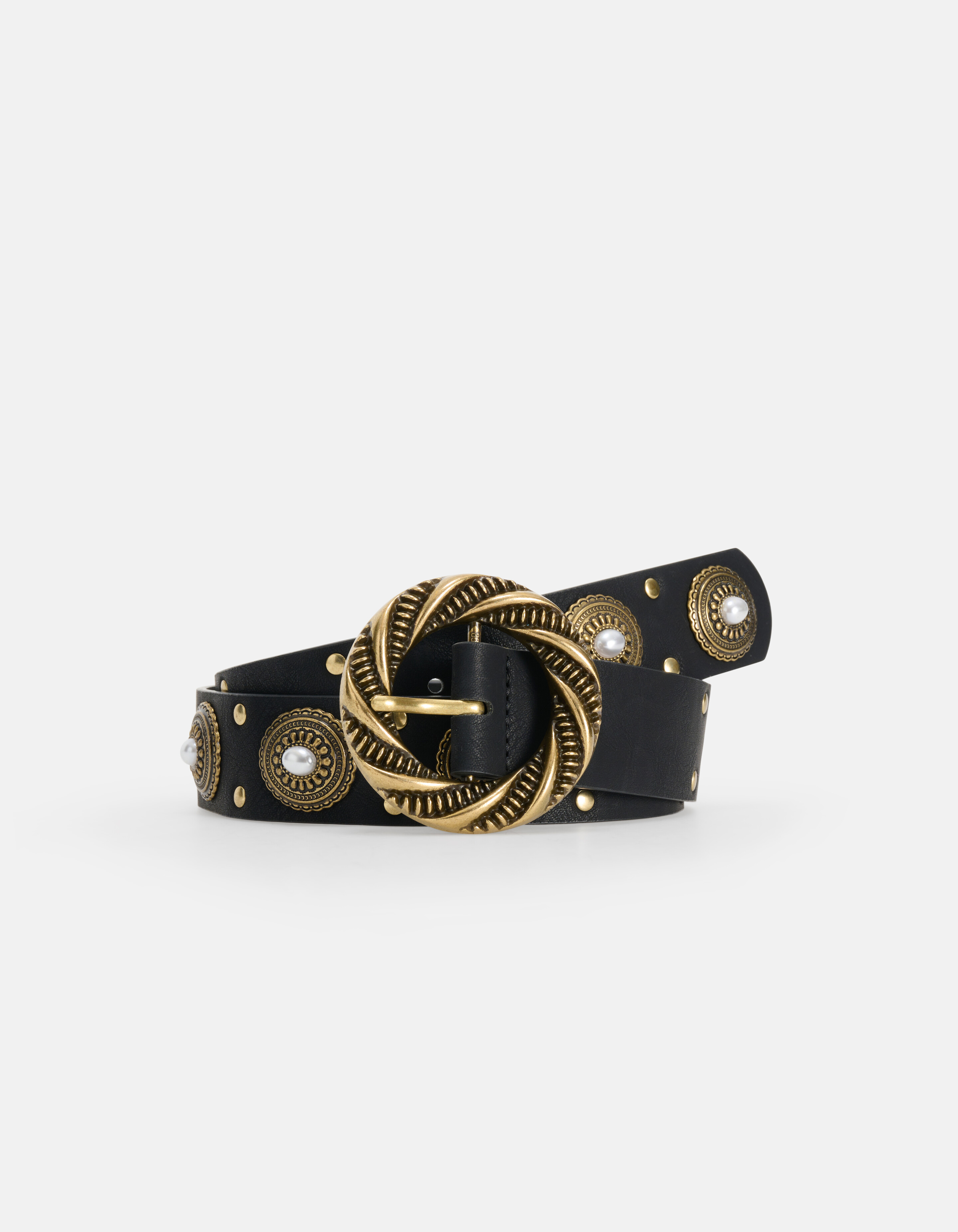 Vintage Parel Riem Zwart SHOEBY ACCESSOIRES