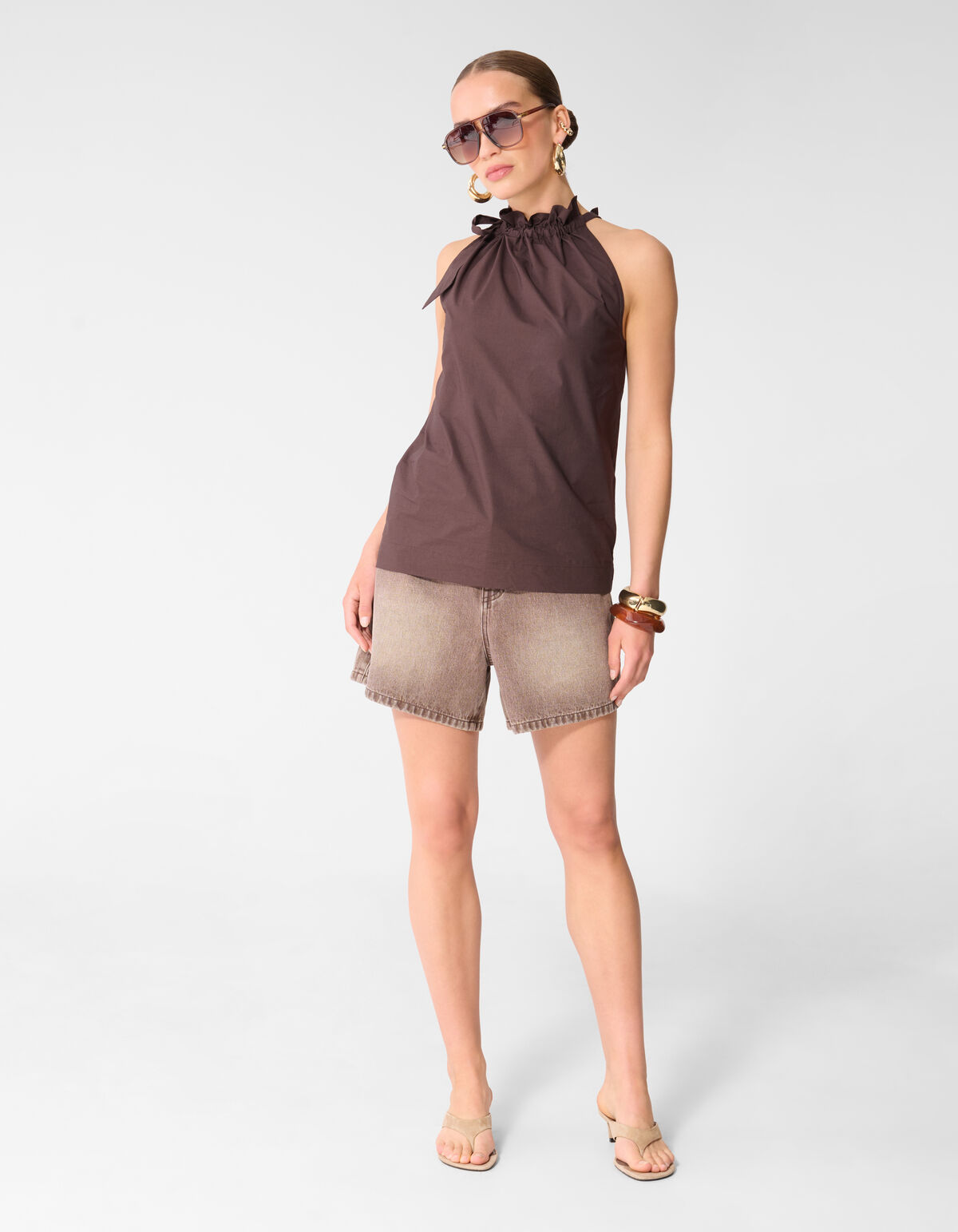 Halter Top Bruin SHOEBY WOMEN