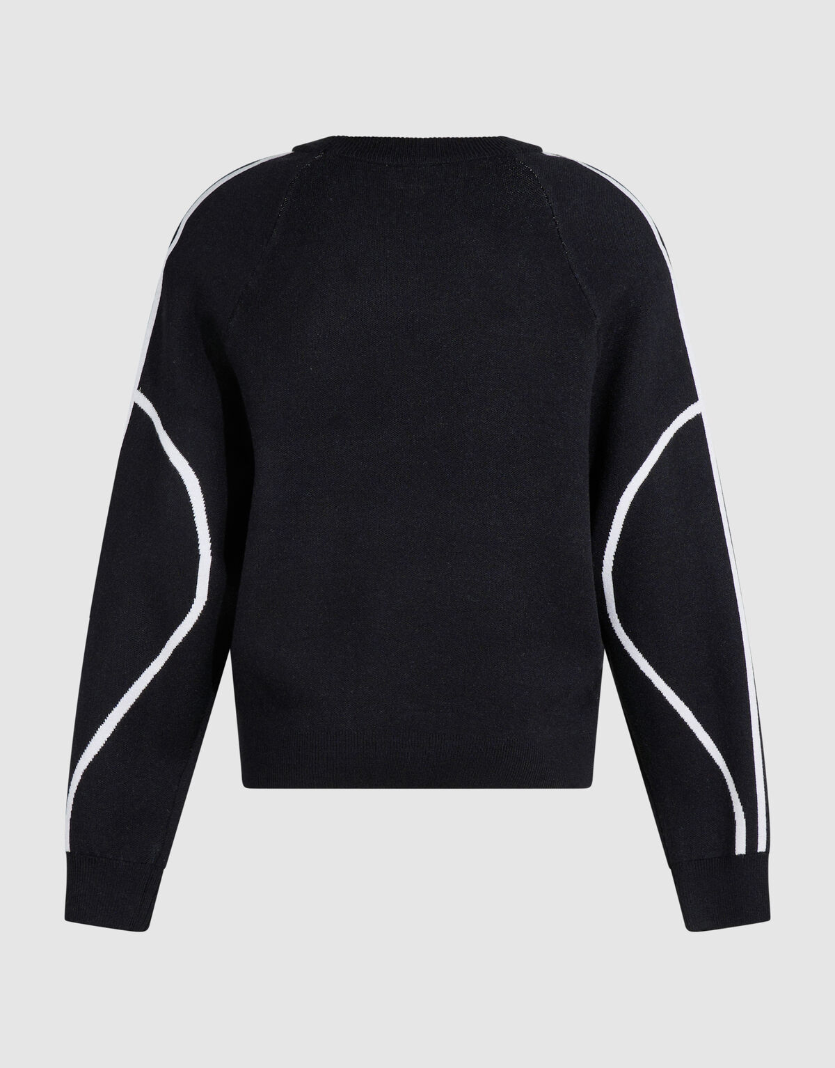Oversized Sporty Gebreide Trui Zwart SHOEBY WOMEN