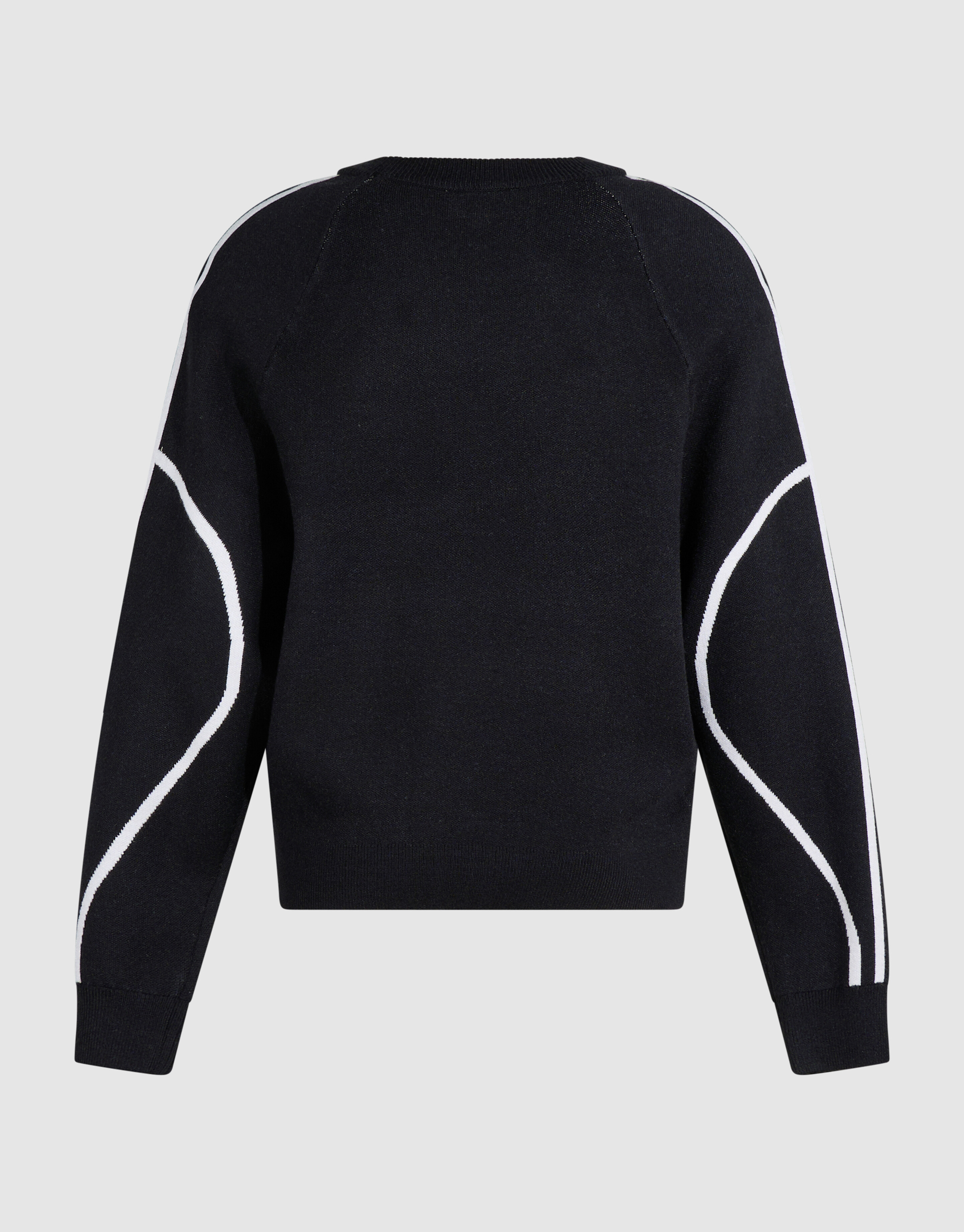 Oversized Sporty Gebreide Trui Zwart SHOEBY WOMEN
