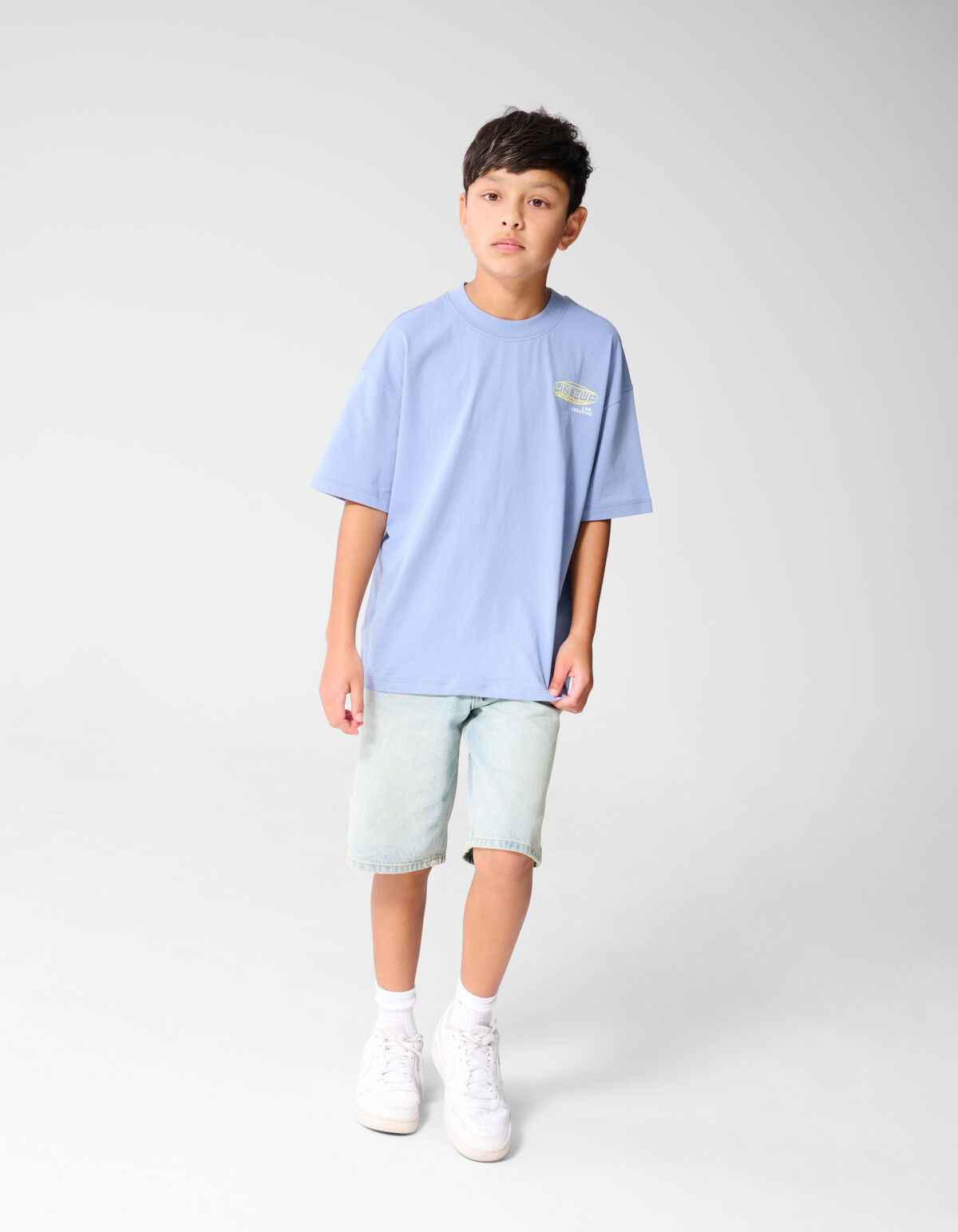 Line Up Artwork T-shirt Blauw SHOEBY BOYS