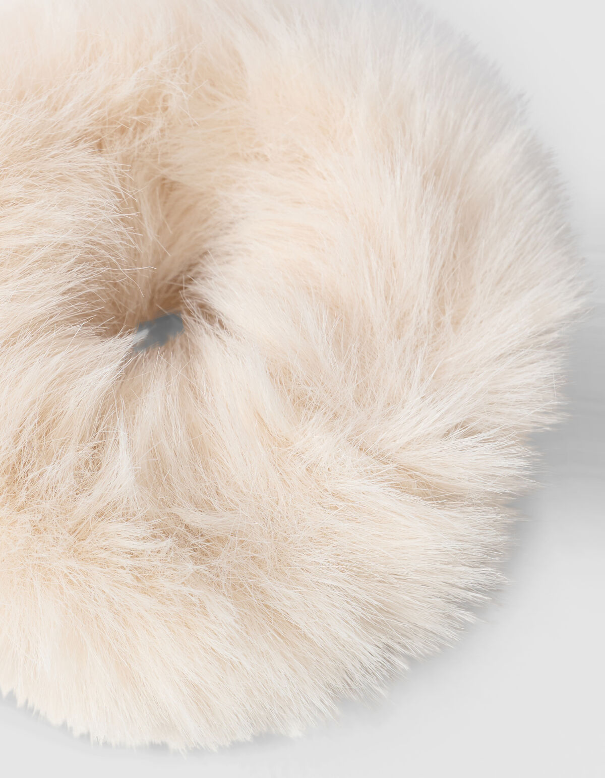 Fur Scrunchie Gebroken Wit SHOEBY ACCESSOIRES