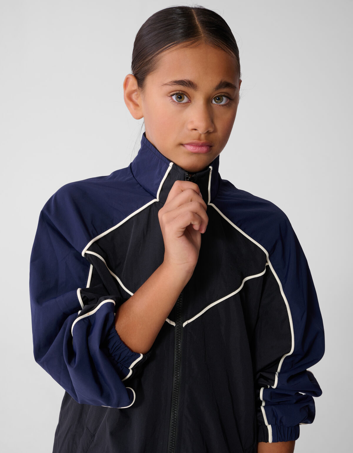 Relaxed Fit Tech Jurk Donkerblauw/Zwart SHOEBY GIRLS