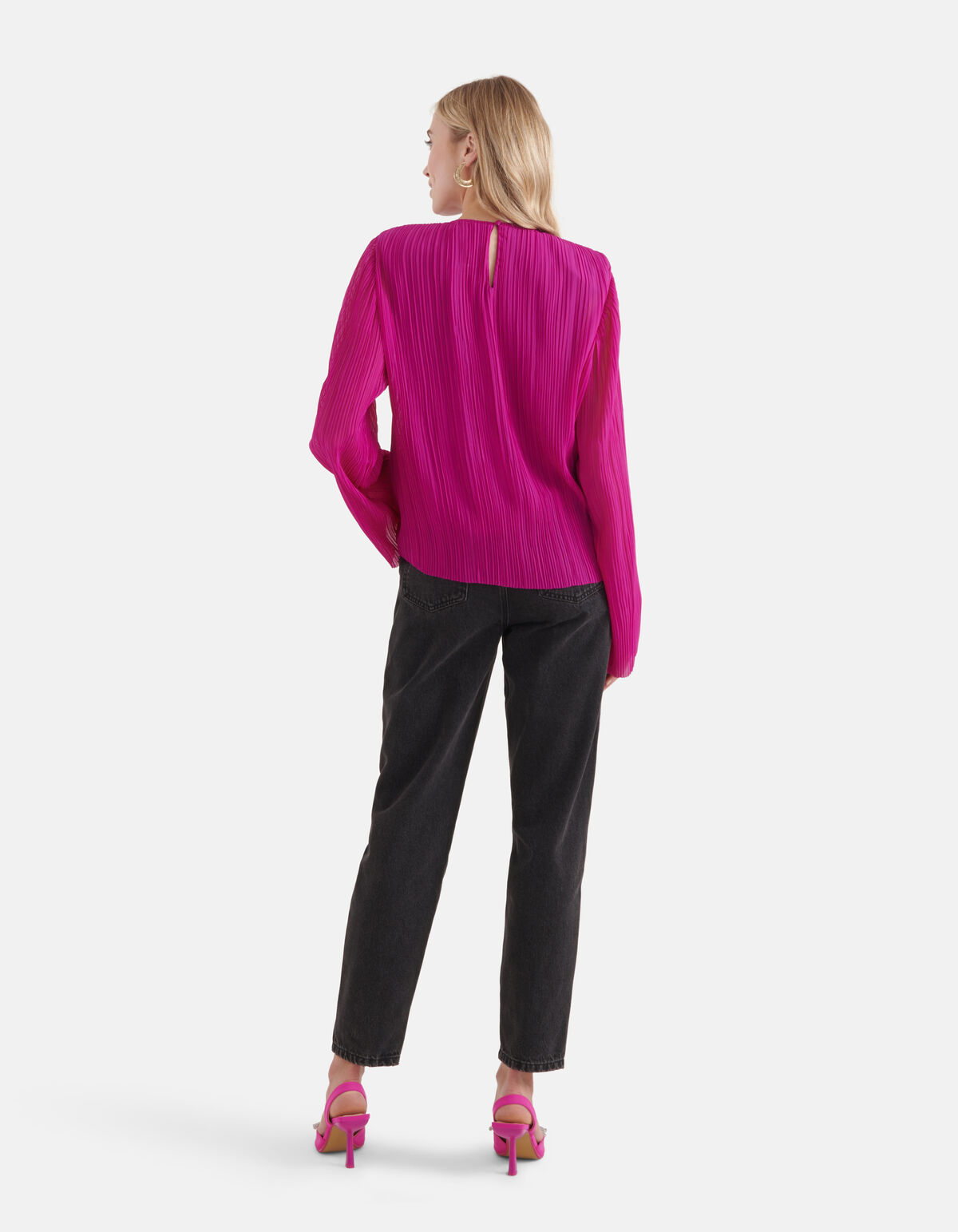 Plisse Top Roze SHOEBY WOMEN