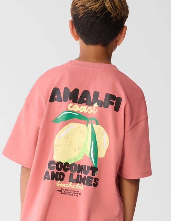 Amalfi Artwork T-shirt Terra SHOEBY BOYS