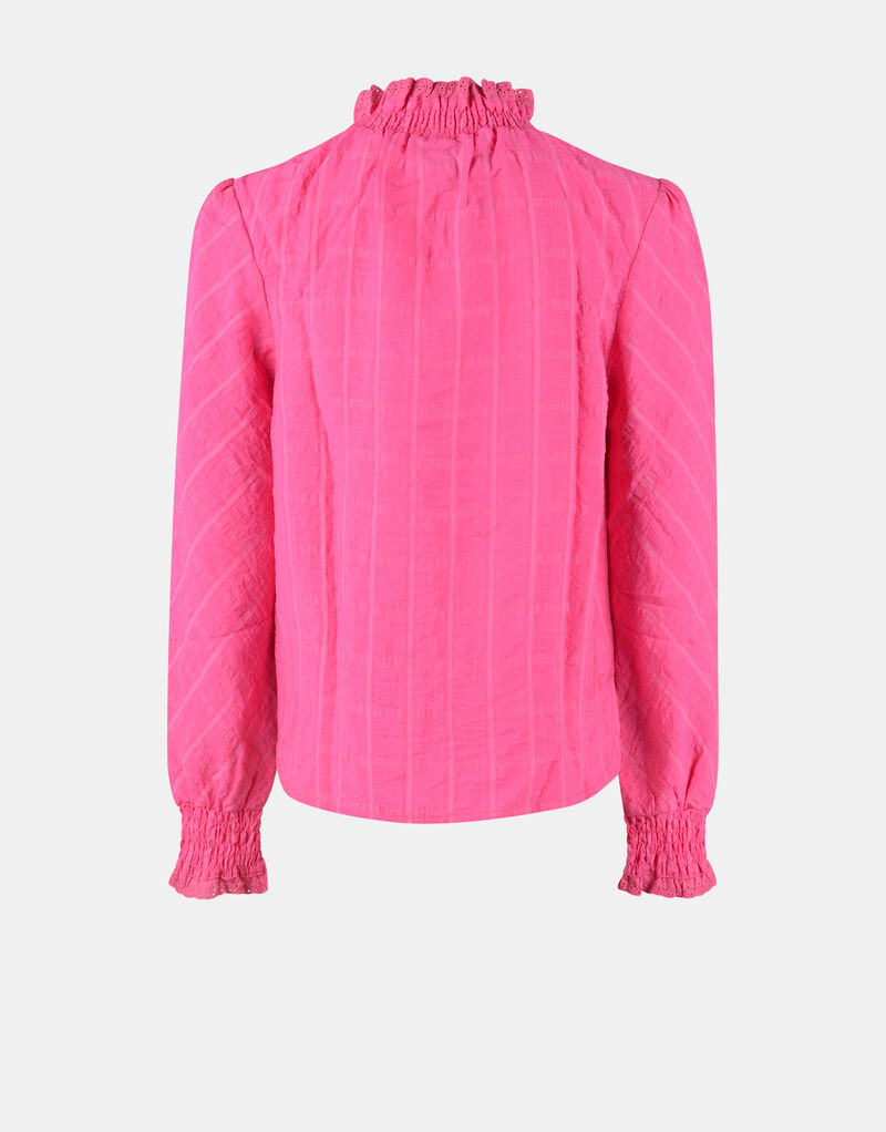 Crinkle Check Top