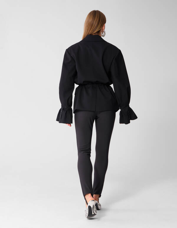 Relaxed Fit Blazer Zwart SHOEBY WOMEN