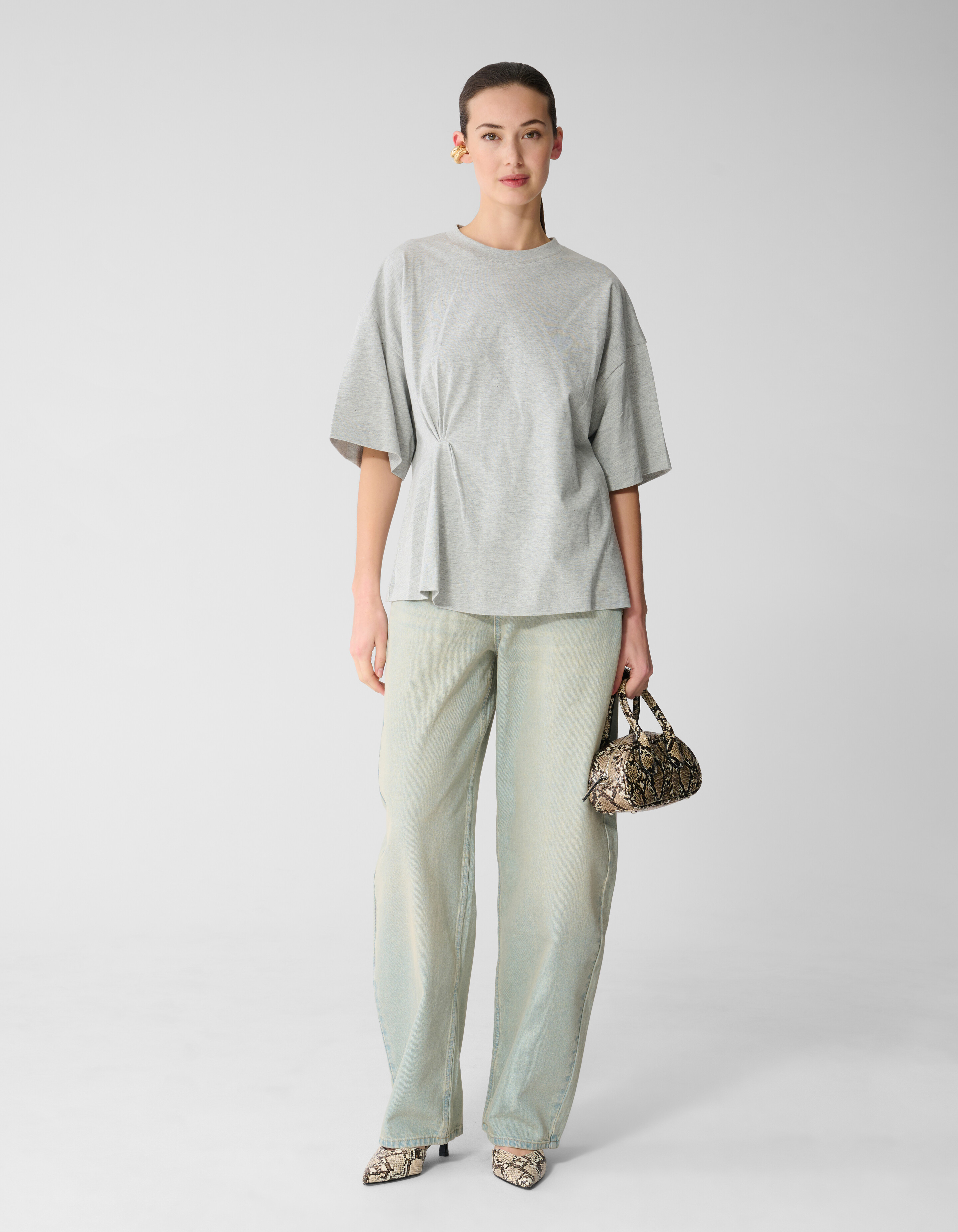 Baggy Fit Jeans Bleached SHOEBY WOMEN