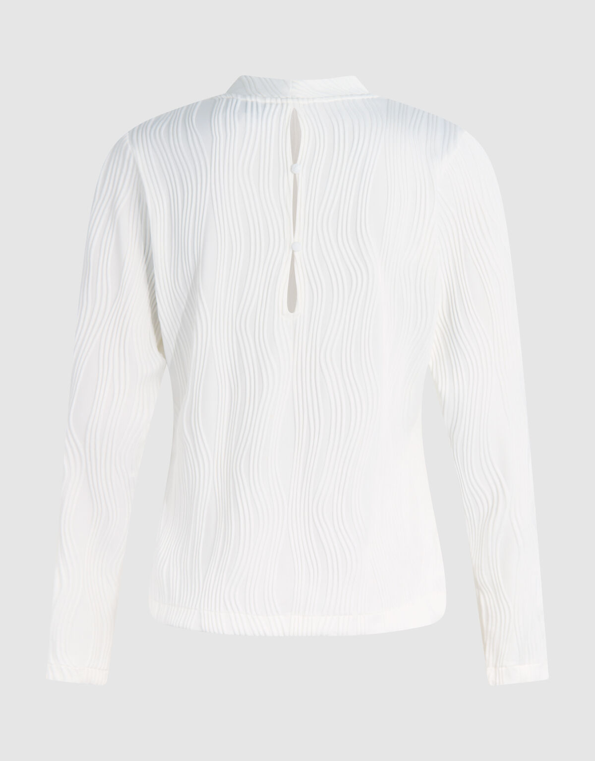 Swirl Crinkle Top Wit SHOEBY WOMEN