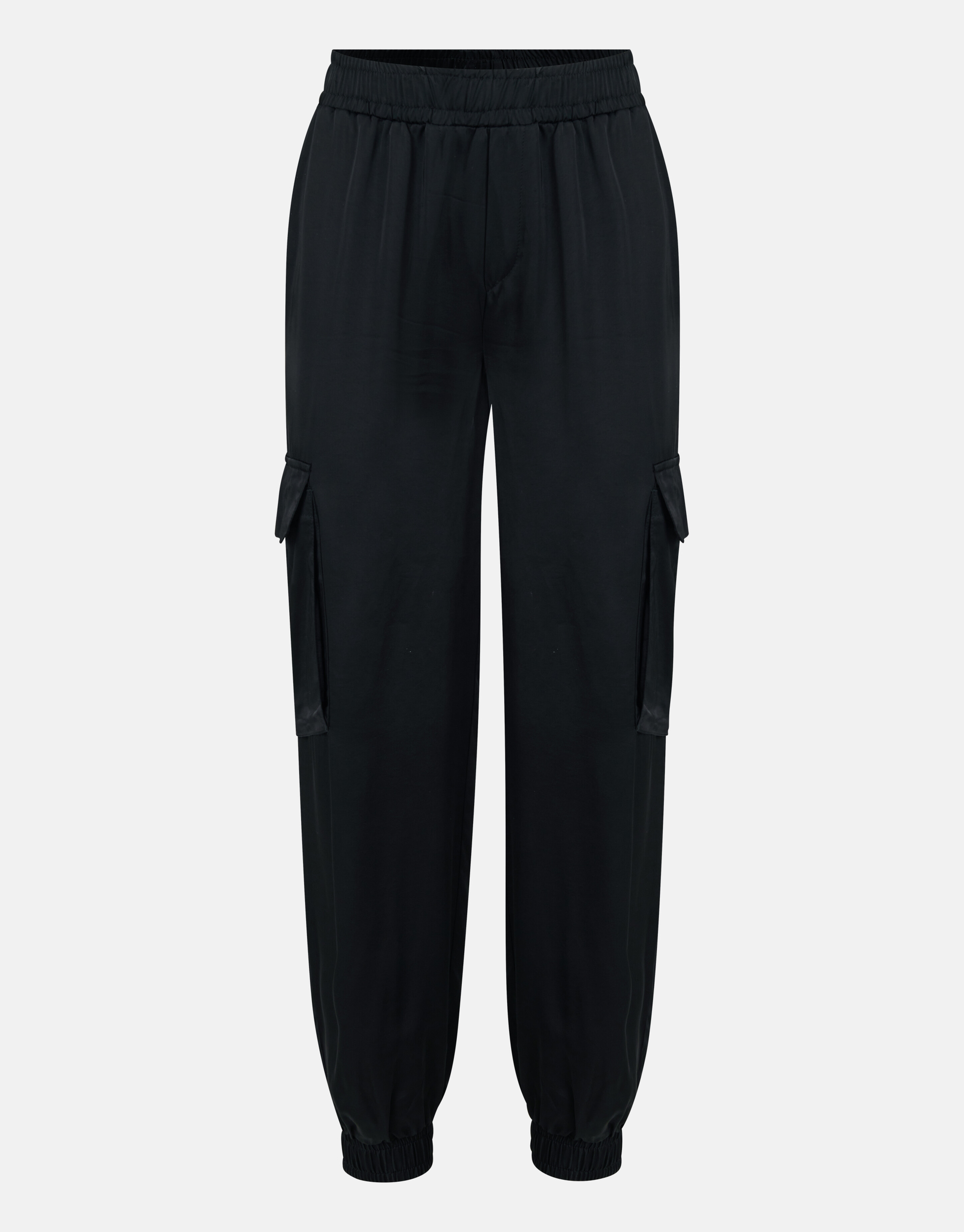 Satijnen Cargo Broek Zwart SHOEBY WOMEN
