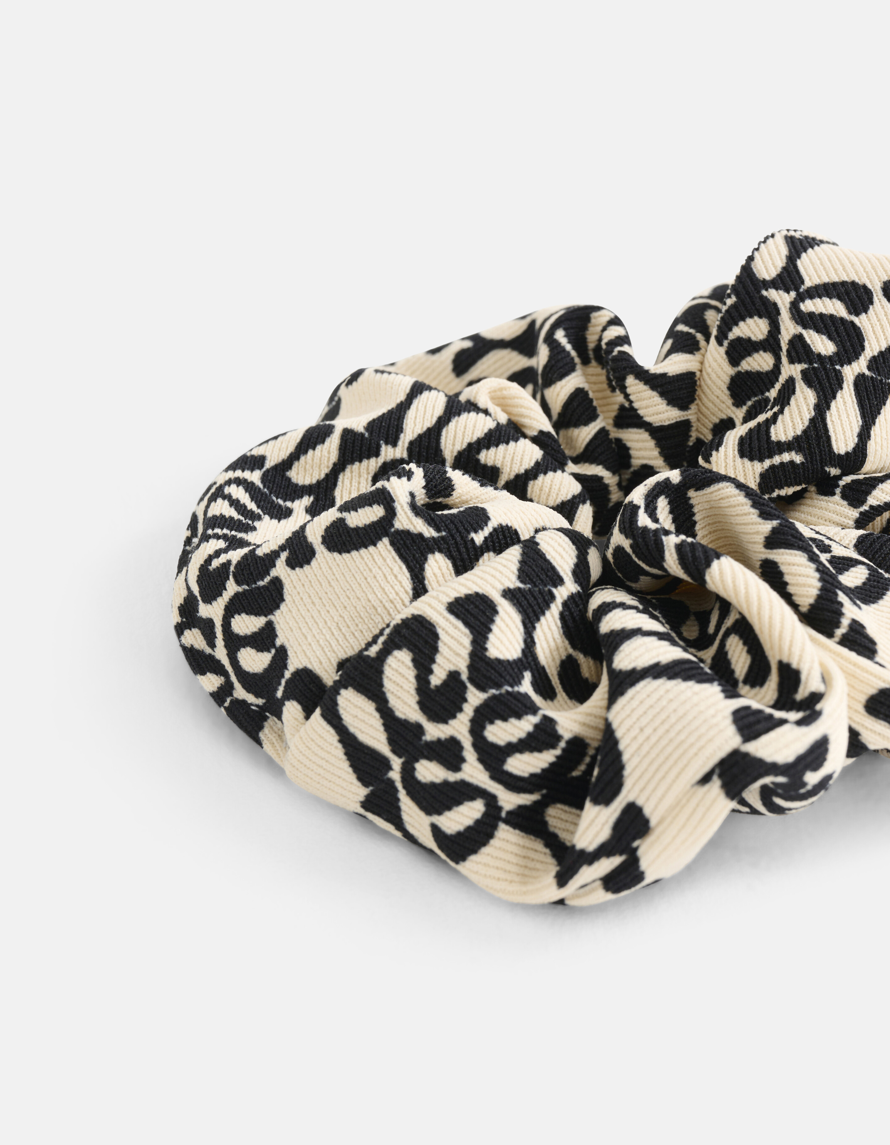 Print Scrunchie Gebroken Wit SHOEBY ACCESSOIRES