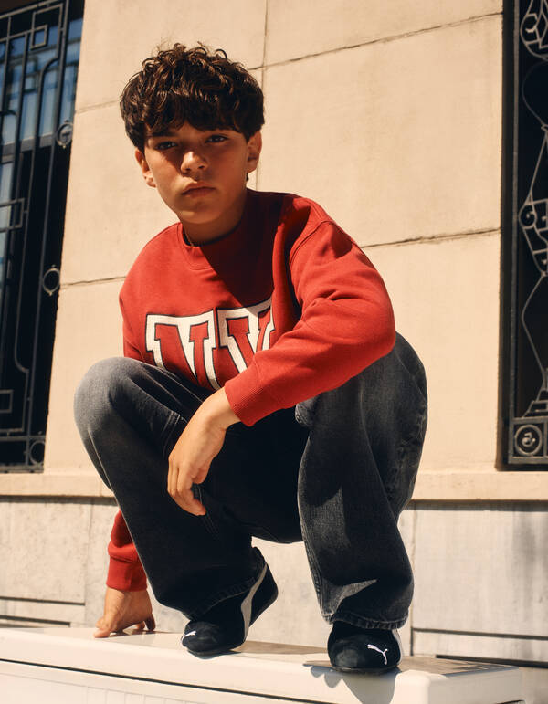 Logo Sweater Rood SHOEBY BOYS
