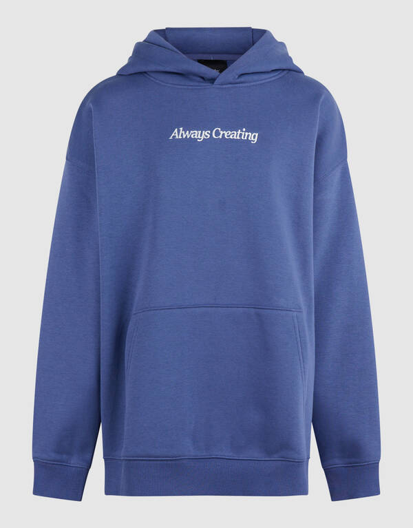 Oversized Fit Hoodie Blauw SHOEBY BOYS