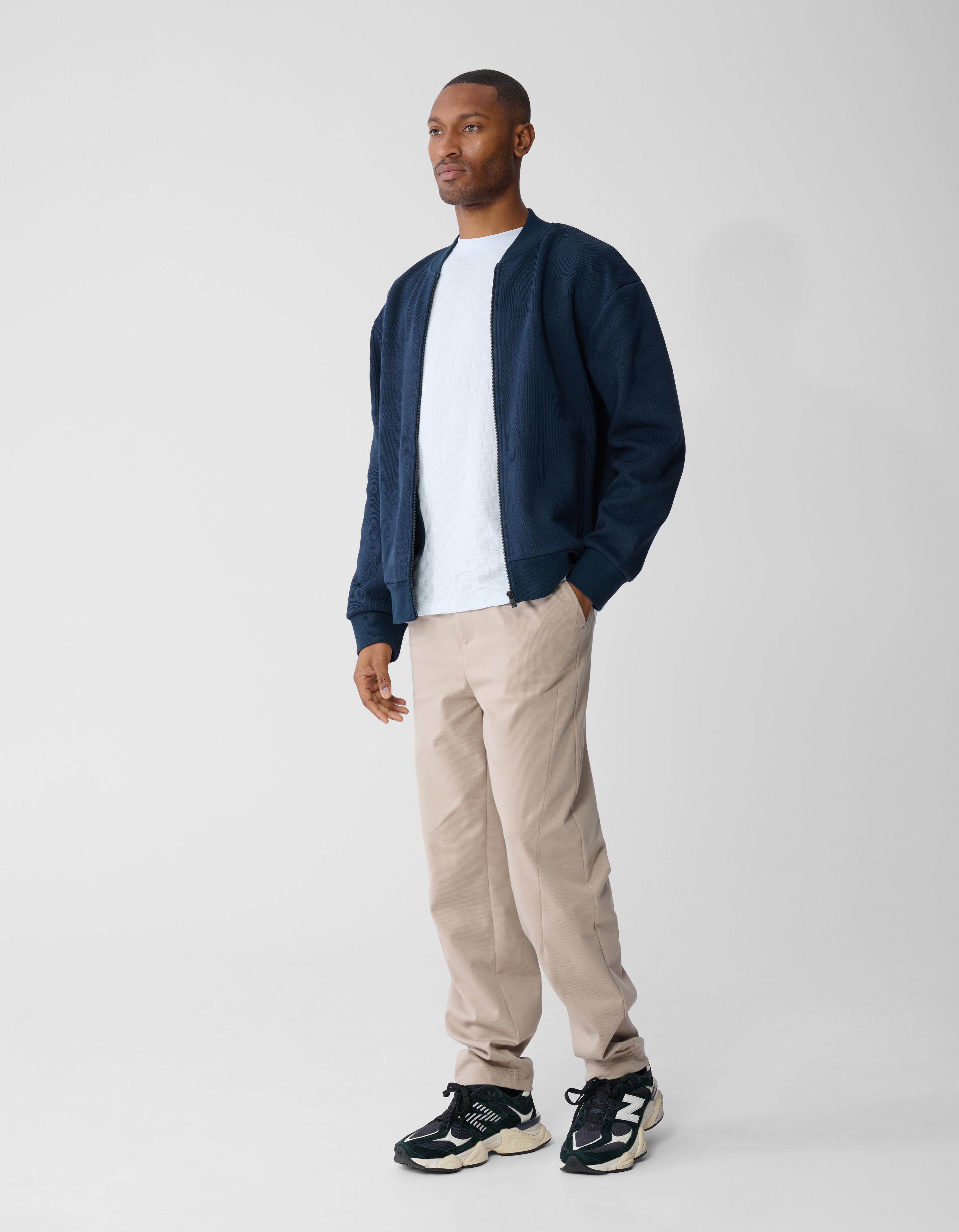 Pleated Regular Fit Broek Lichtbruin SHOEBY MEN