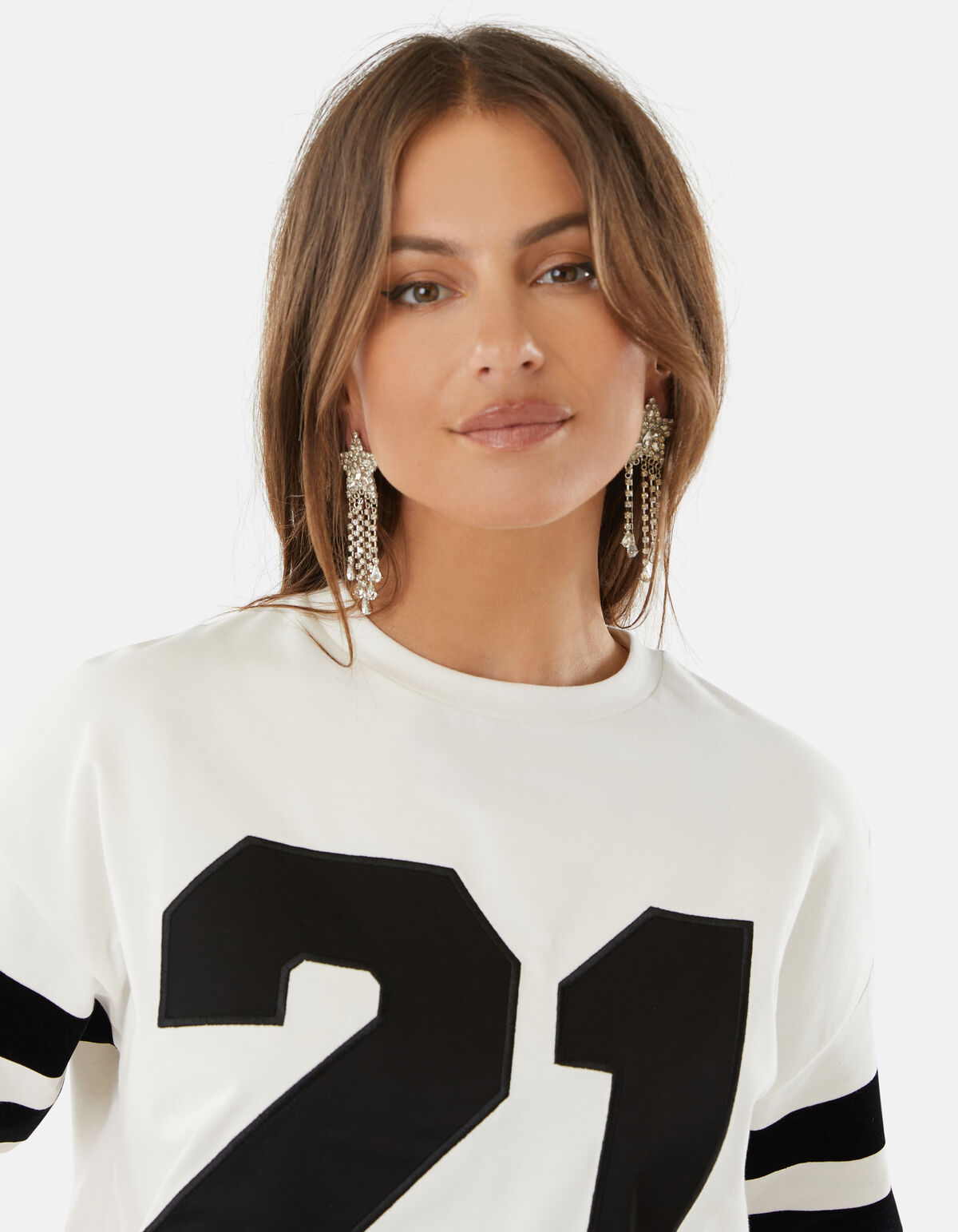 Strass Sterren Oorbellen Zilver By Lizzy SHOEBY ACCESSOIRES