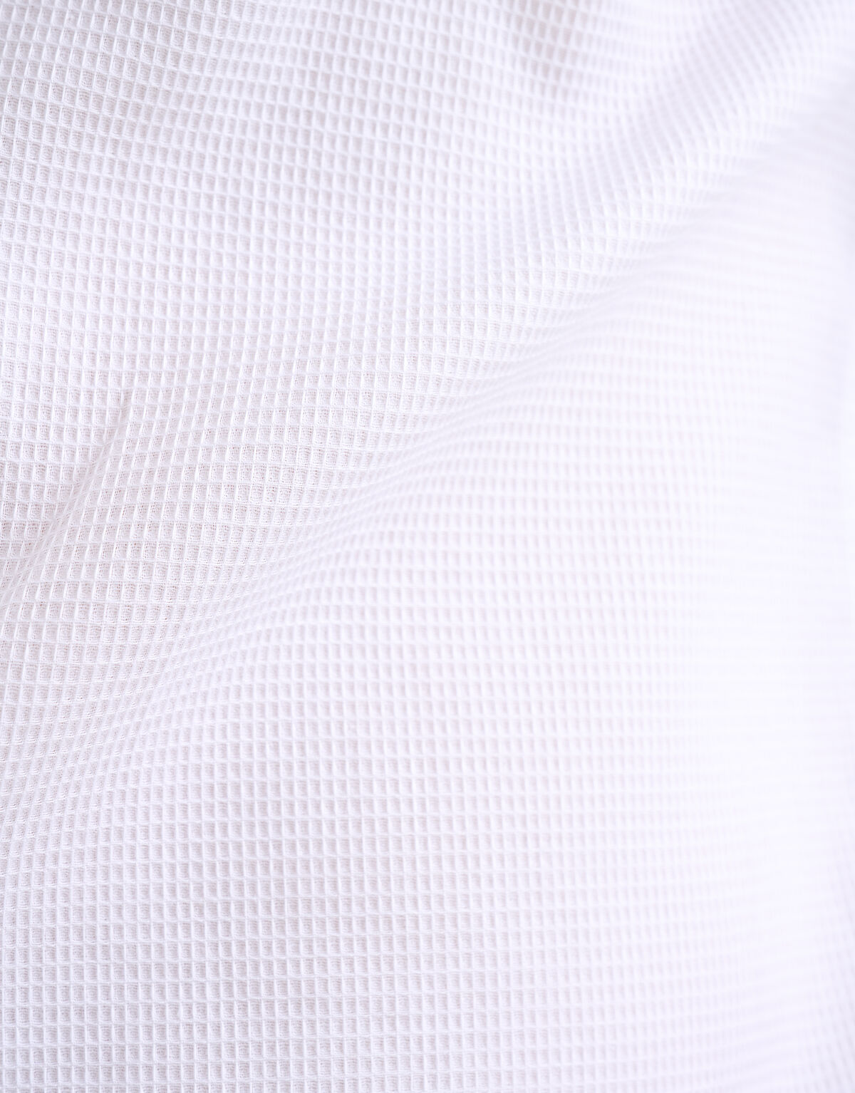 Waffle Overhemd Wit SHOEBY MEN