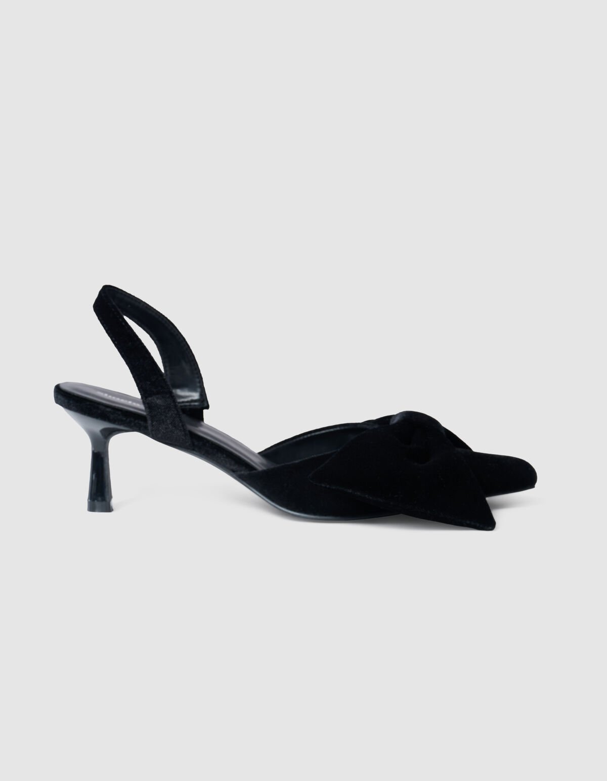 Velvet Strik Hakken Zwart SHOEBY SHOES