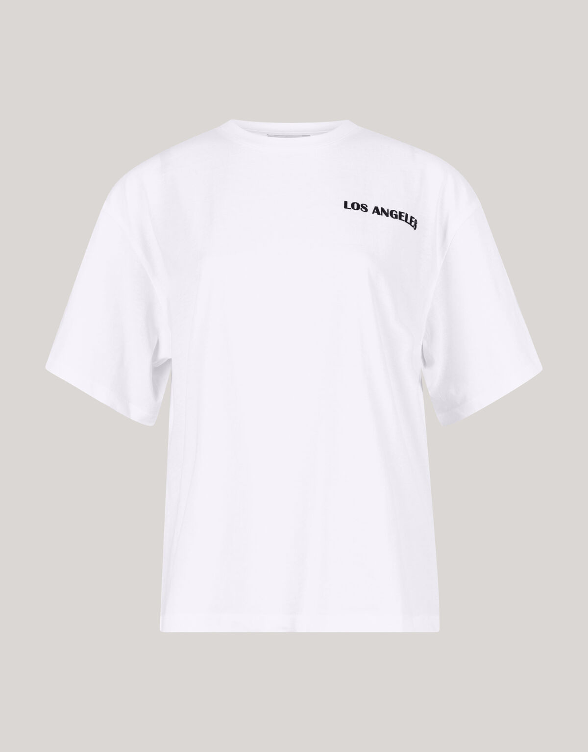 Velvet Artwork T-Shirt Wit SHOEBY WOMEN