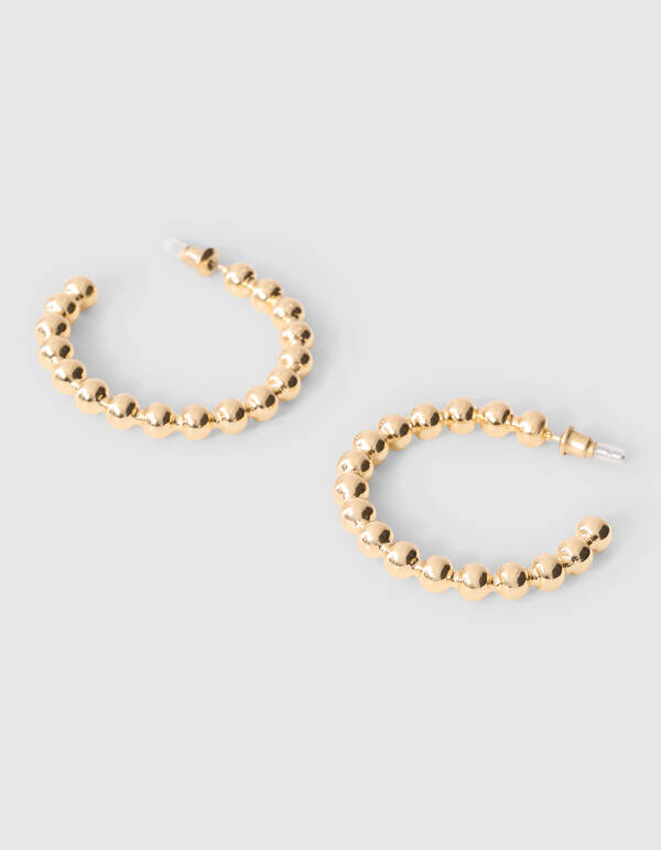 Small Bubble Hoop Oorbellen Goud SHOEBY ACCESSOIRES