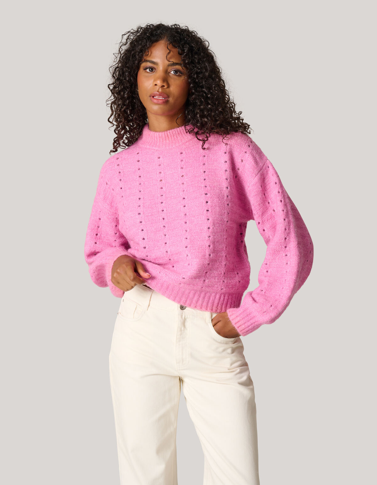 Open Trui Roze SHOEBY WOMEN