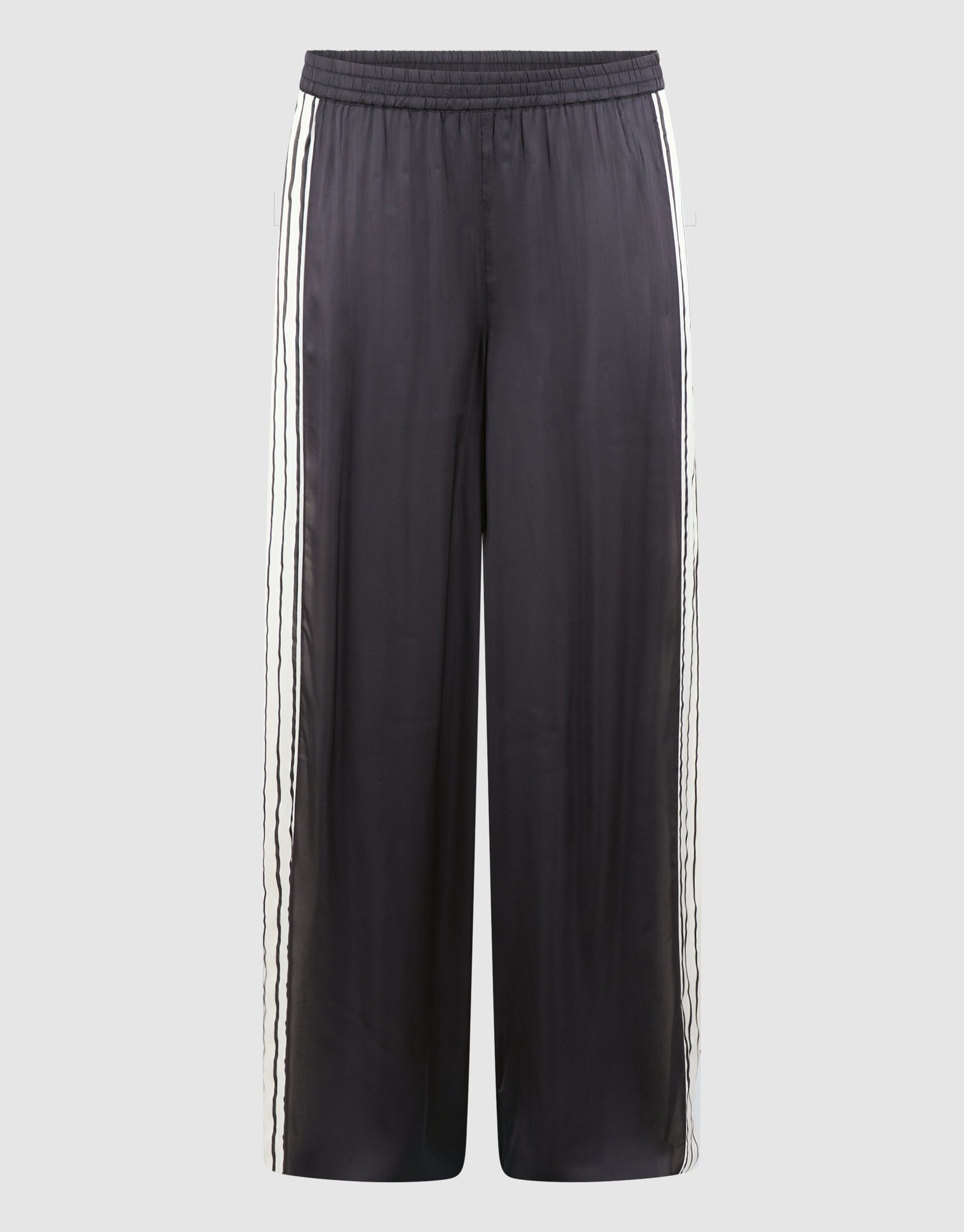 Graphic Wide Leg Broek Zwart/Wit SHOEBY WOMEN