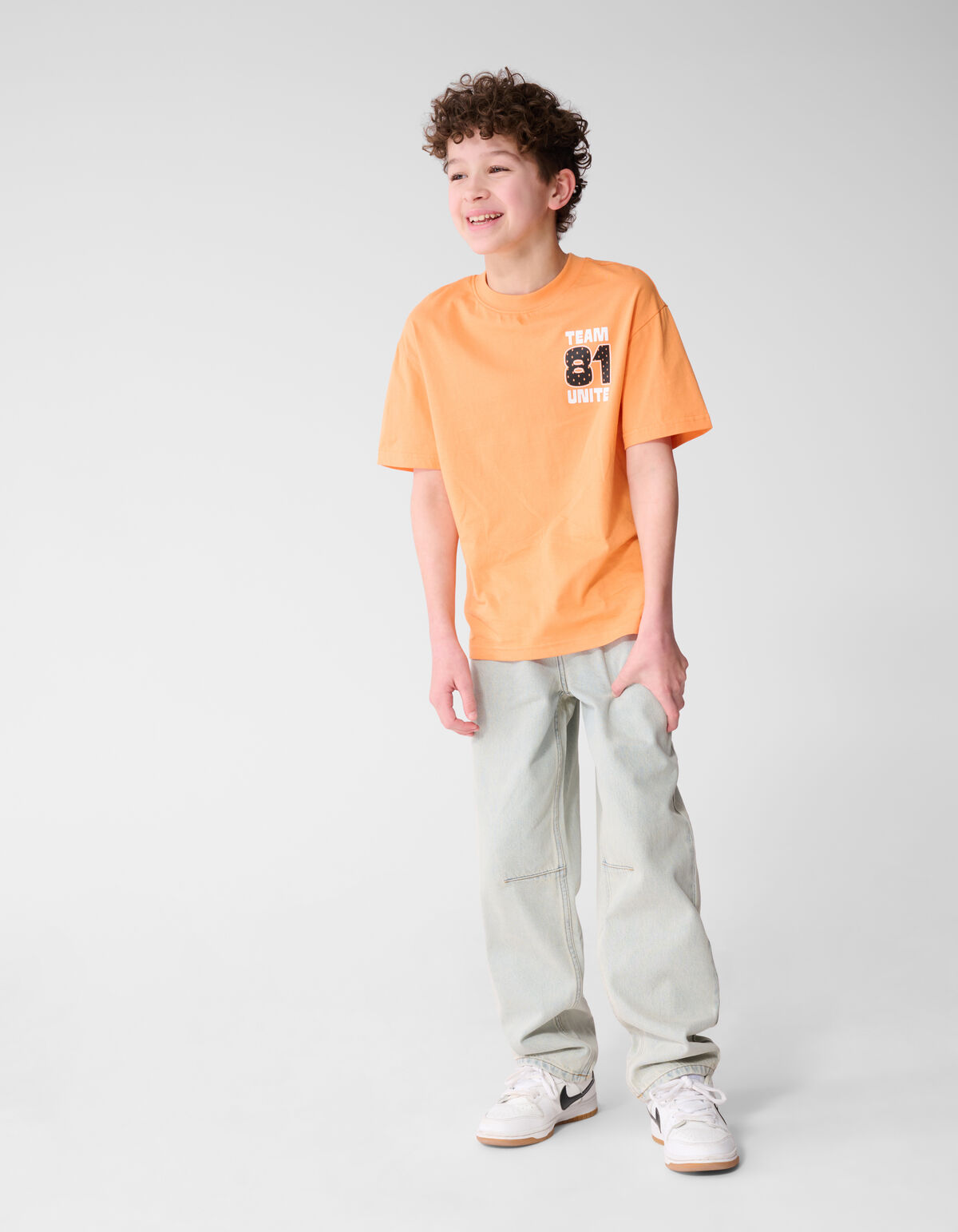 Team Unite Artwork T-shirt Oranje SHOEBY BOYS